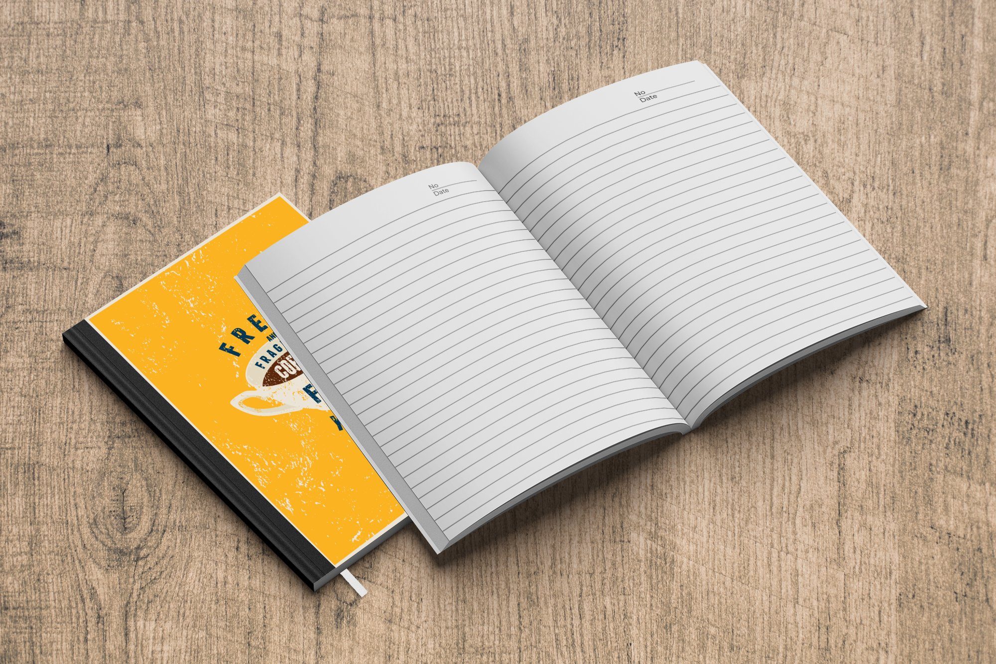 Kaffee für Seiten, A5, Notizheft, Tagebuch, - 98 dich Merkzettel, Sprichwörter duftender Frischer -, Kaffee und MuchoWow Haushaltsbuch Notizbuch Journal, -