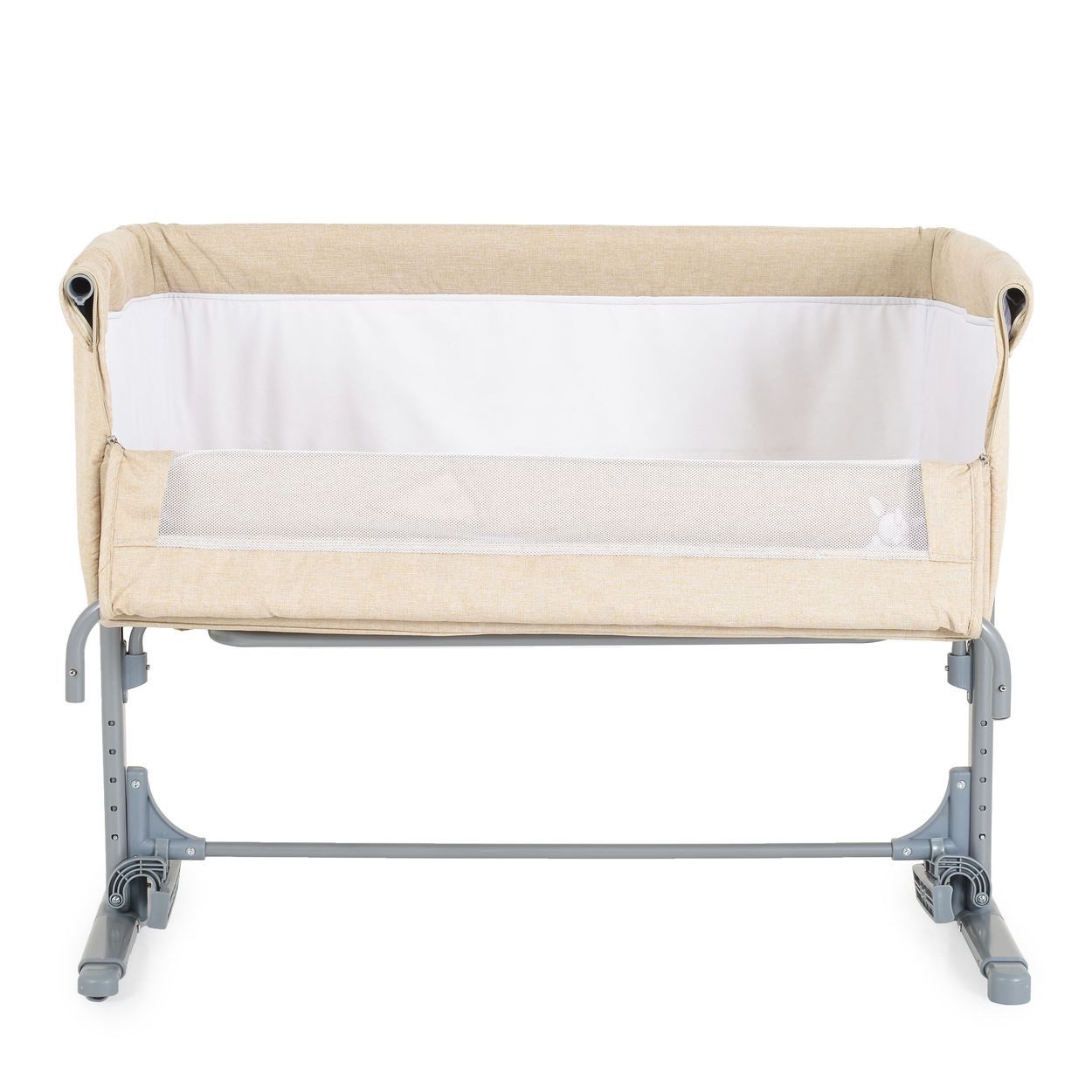 Moni Komplettbett Beistellbett Mystery Babywiege, Schaukelfunktion 5-fach höhenverstellbar