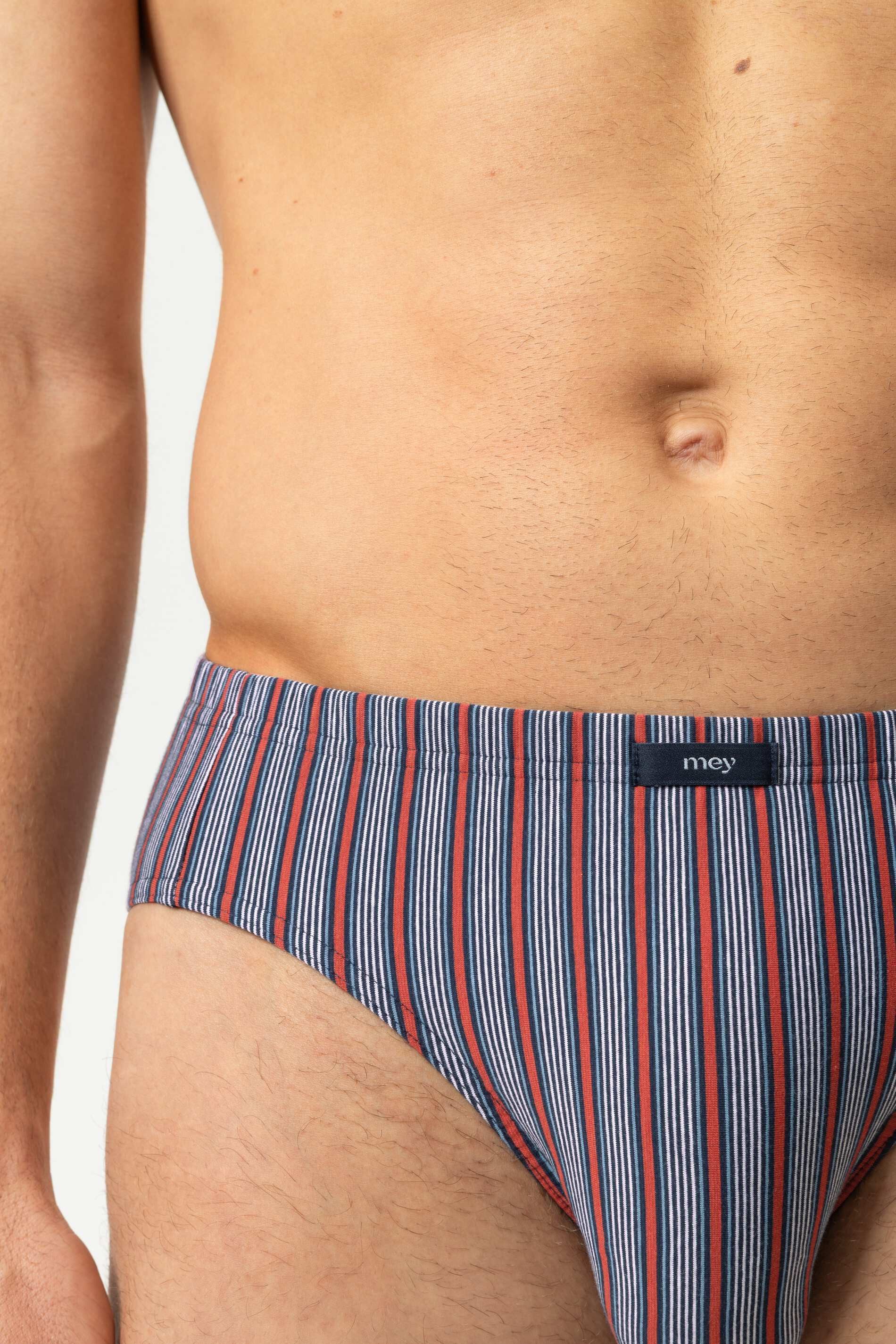 Mey Jazz-Pants Slips Mey Jazz-Pants Serie Varied Stripes Gestreift (1-St., 1er-Pack) Klassischer Slip, Gestreift, Atmungsaktiv, Baumwoll-Mix – Bild 3 von 4
