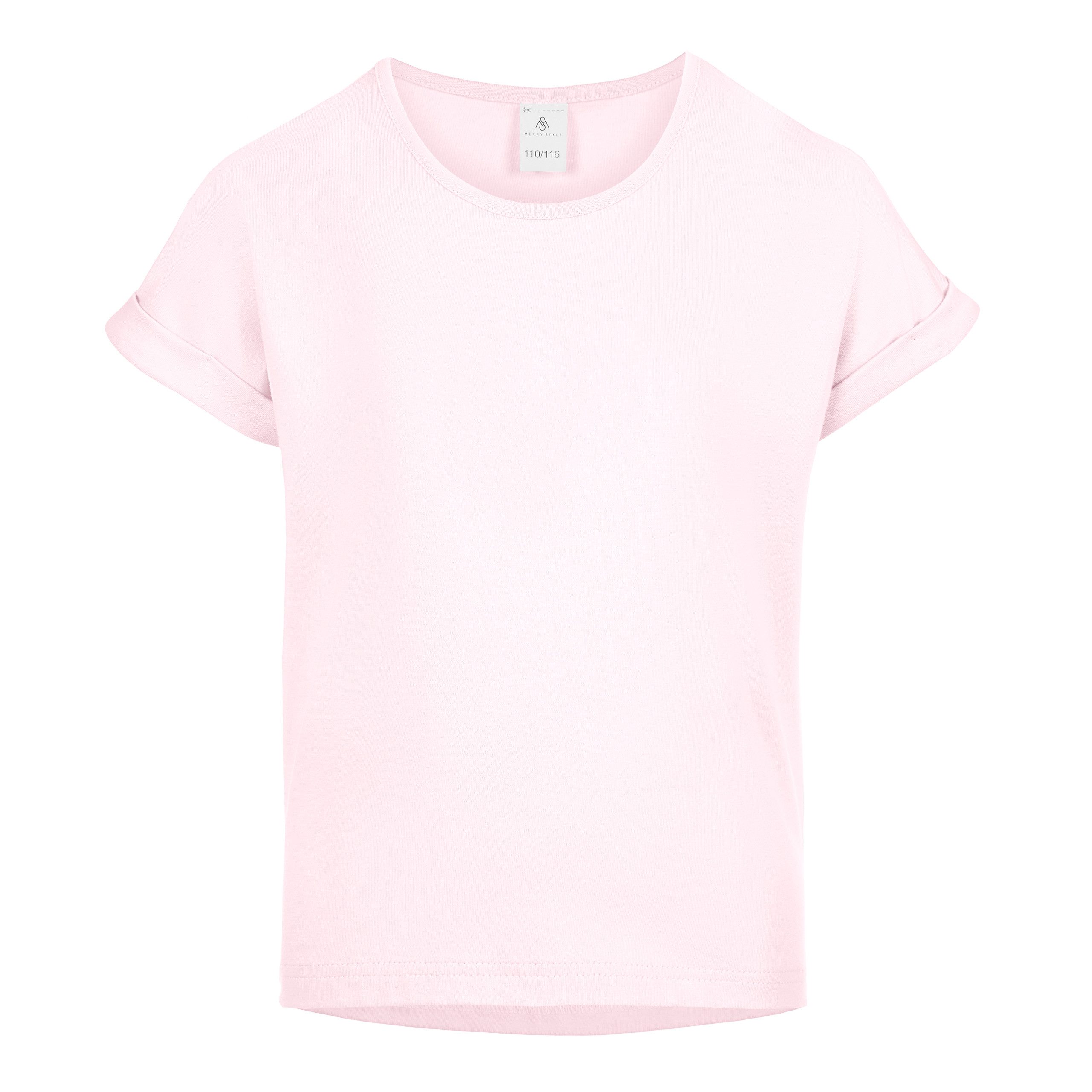 Merry Style T-Shirt für Mädchen aus weicher Baumwolle MS-468 (1-tlg)