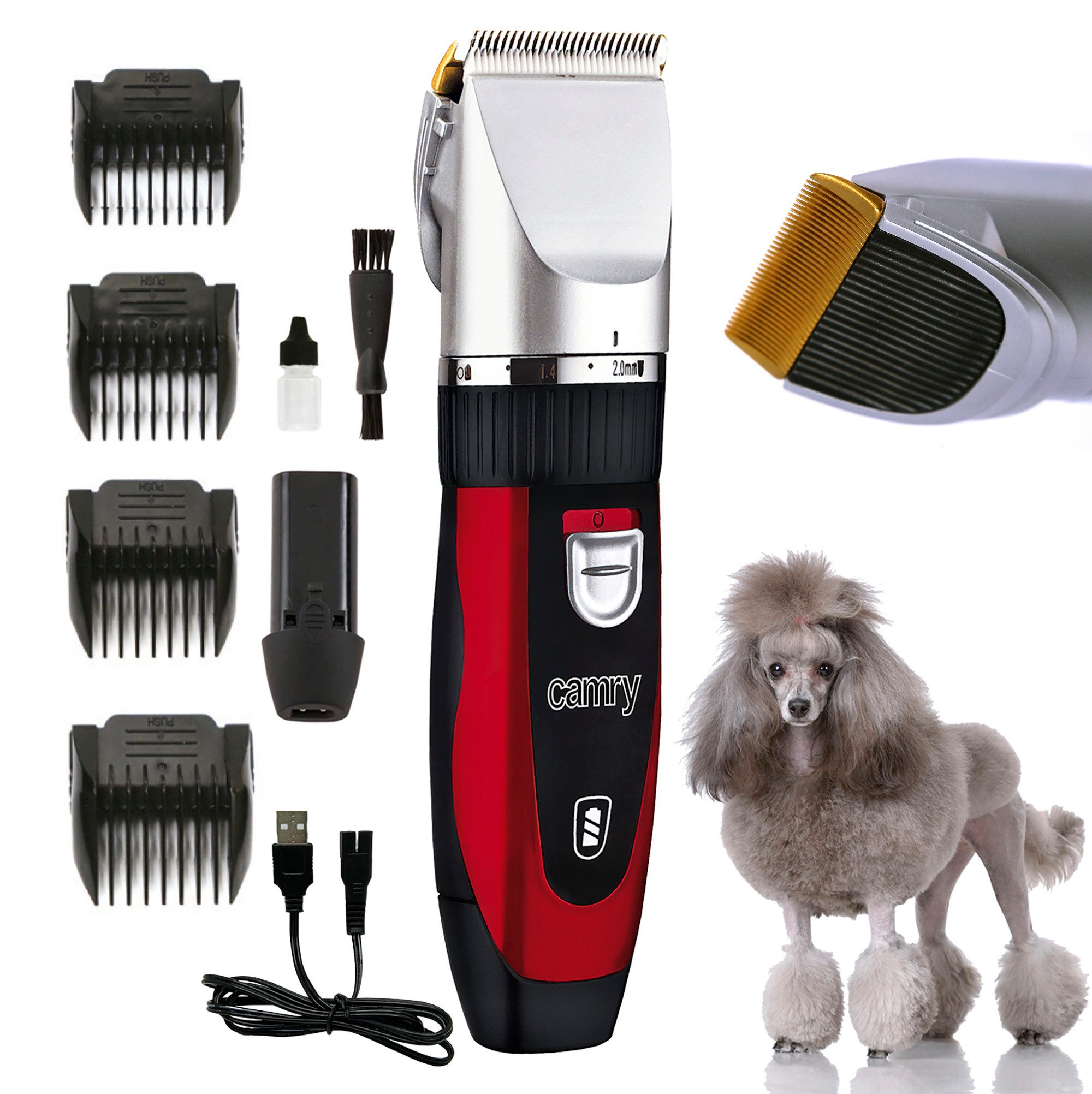 Adler Hundeschermaschine Adler Camry Haustier-Schermaschine Haarschneider Rasierer CR 2821