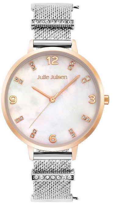 Julie Julsen Quarzuhr Charming Pearl Rosé, JJW1231RGSME-36-1, Charminguhr, Zirkonia