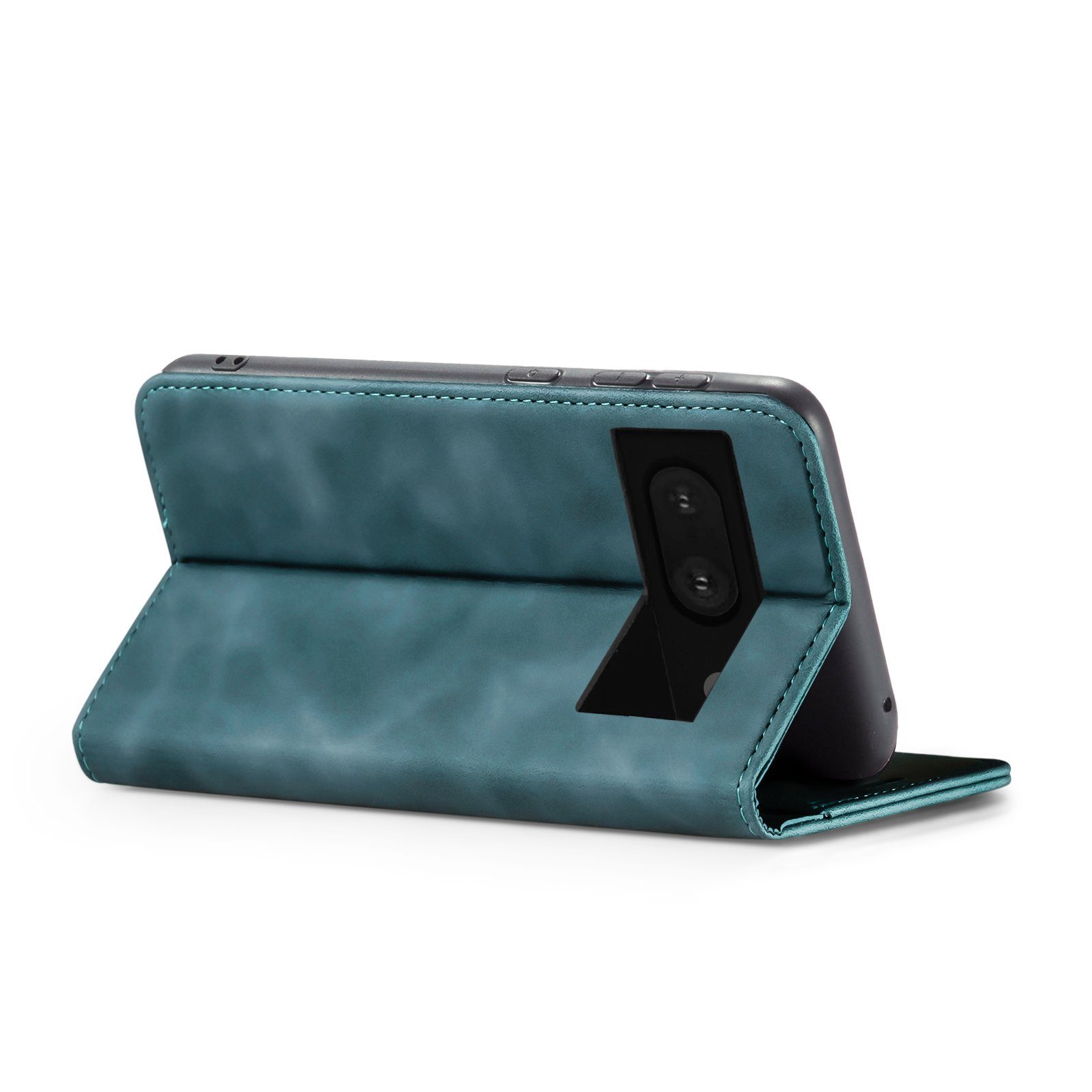 Tec-Expert Handyhülle Tasche Hülle für Google Pixel 7a 6.1 Zoll, 6.1, Cover Klapphülle Case mit Kartenfach Fliphülle aufstellbar – Bild 3 von 5
