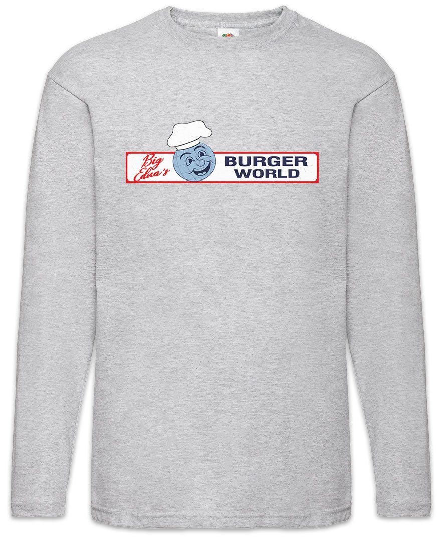 Urban Backwoods Langarmshirt Big Edna's Burger World Langarm T-Shirt Mutants Wolverine Mutanten (1-tlg) Mutant School Movie Film