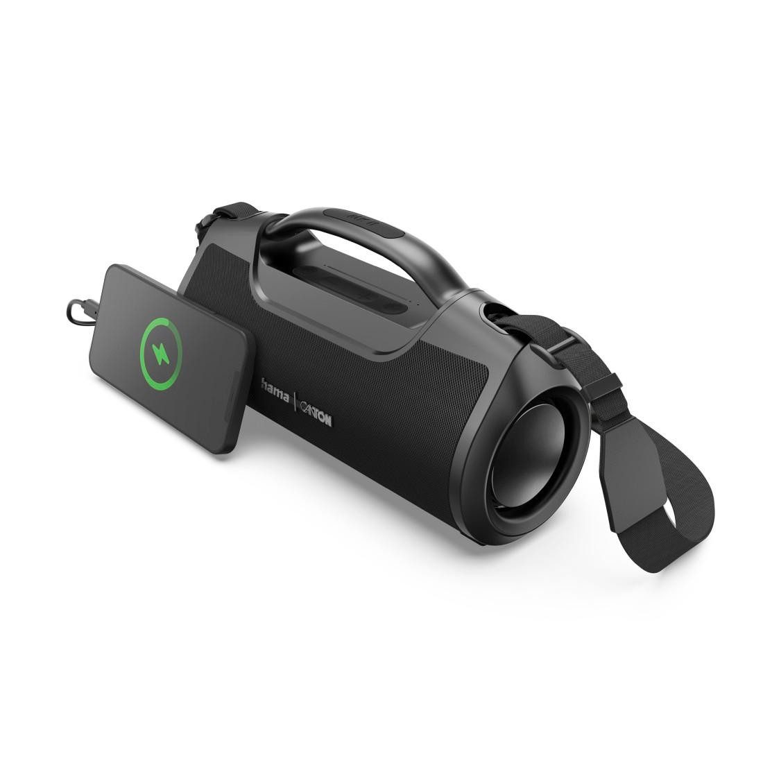 Hama Bluetooth-Lautsprecher 60W (App, Party Box wasserfest IPX6, PowerPack) Bluetooth-Lautsprecher (A2DP Bluetooth, 160 W, Outdoor, tragbar, App-Steuerung, kabellos, Ladefunktion)