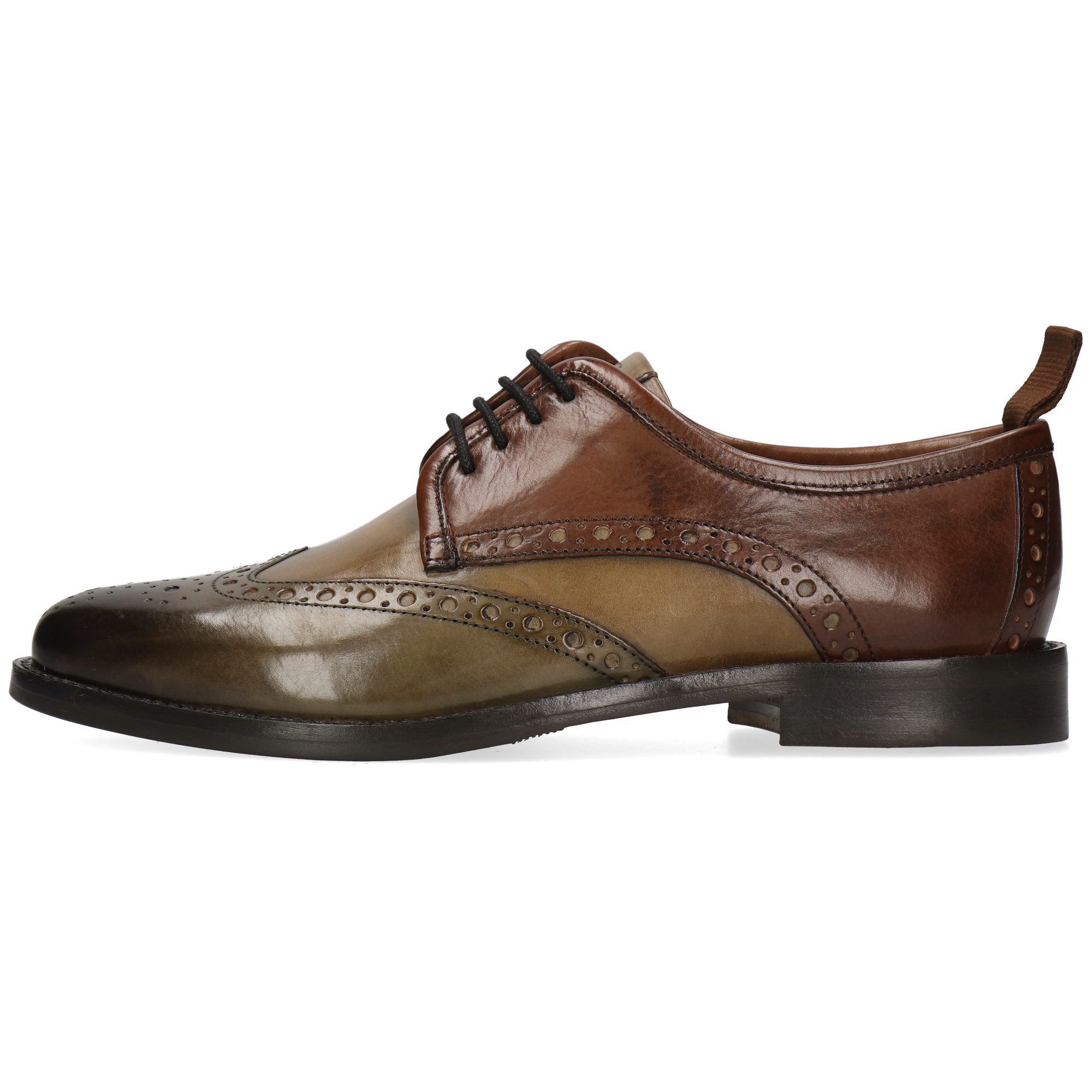 Melvin & Hamilton Selina 84 Leder-Derby Schuhe für Damen Schnürschuh Flache Absätze, Echtes Leder, Vegetabile Gerbung