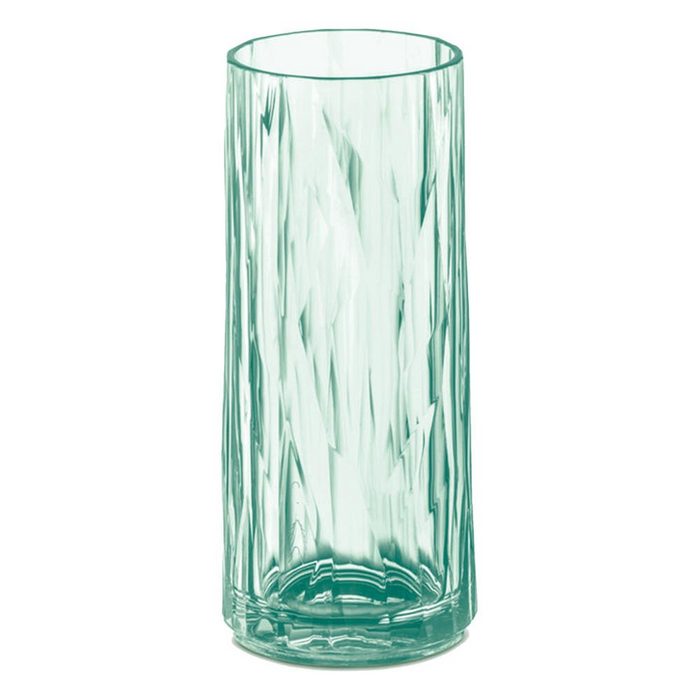 KOZIOL Longdrinkglas Club No. 3 Transparent Jade 250ml Kunststoff