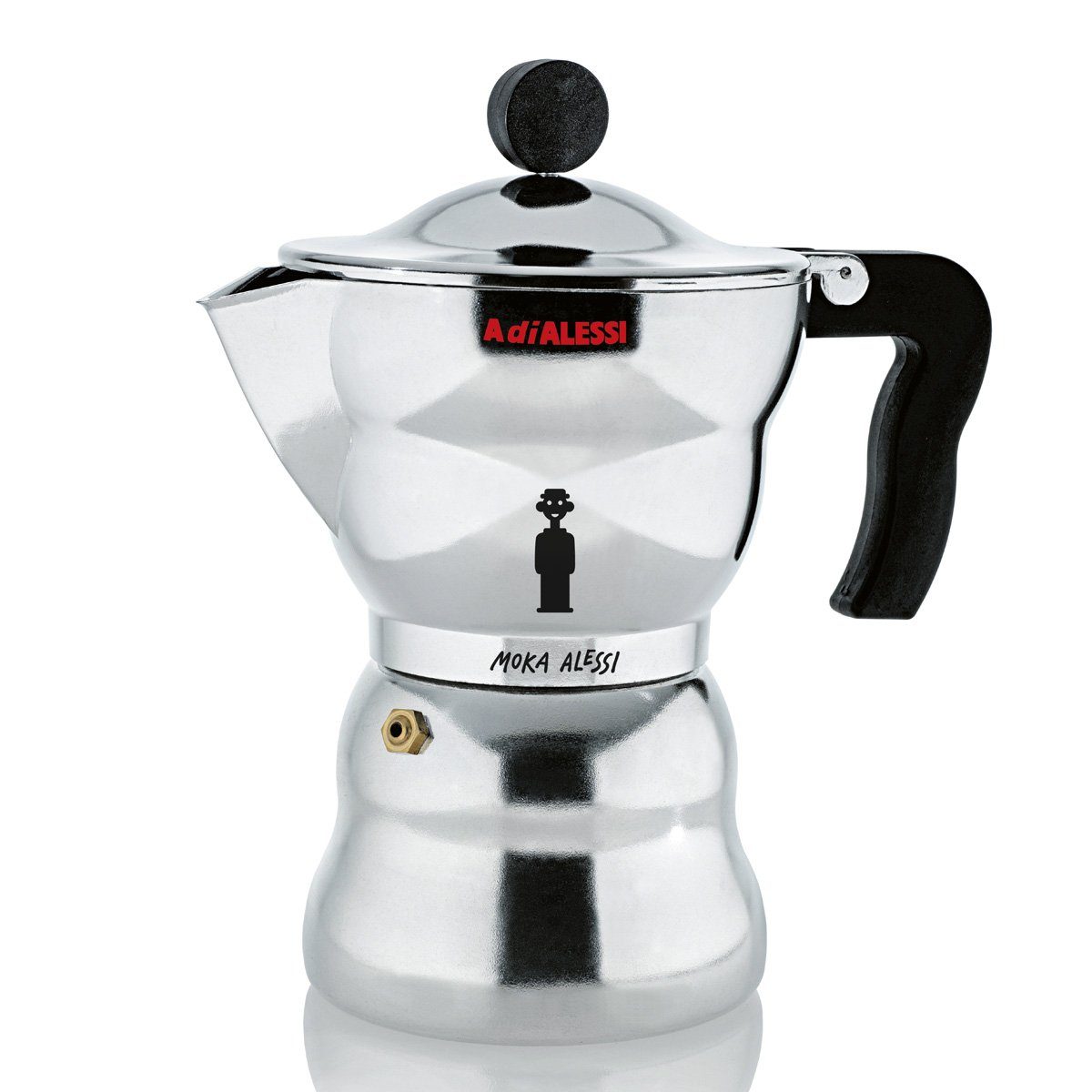Alessi Espressokocher, 0.3l Kaffeekanne, Nicht für Induktion geeignet