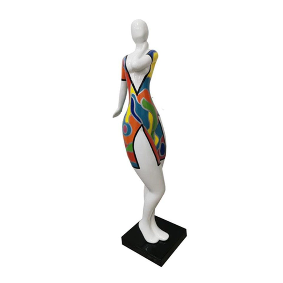 Xlmoebel Dekofigur Moderne Skulptur Dekoration Statue Abstrakt 102 cm Plastik, Made in Europa