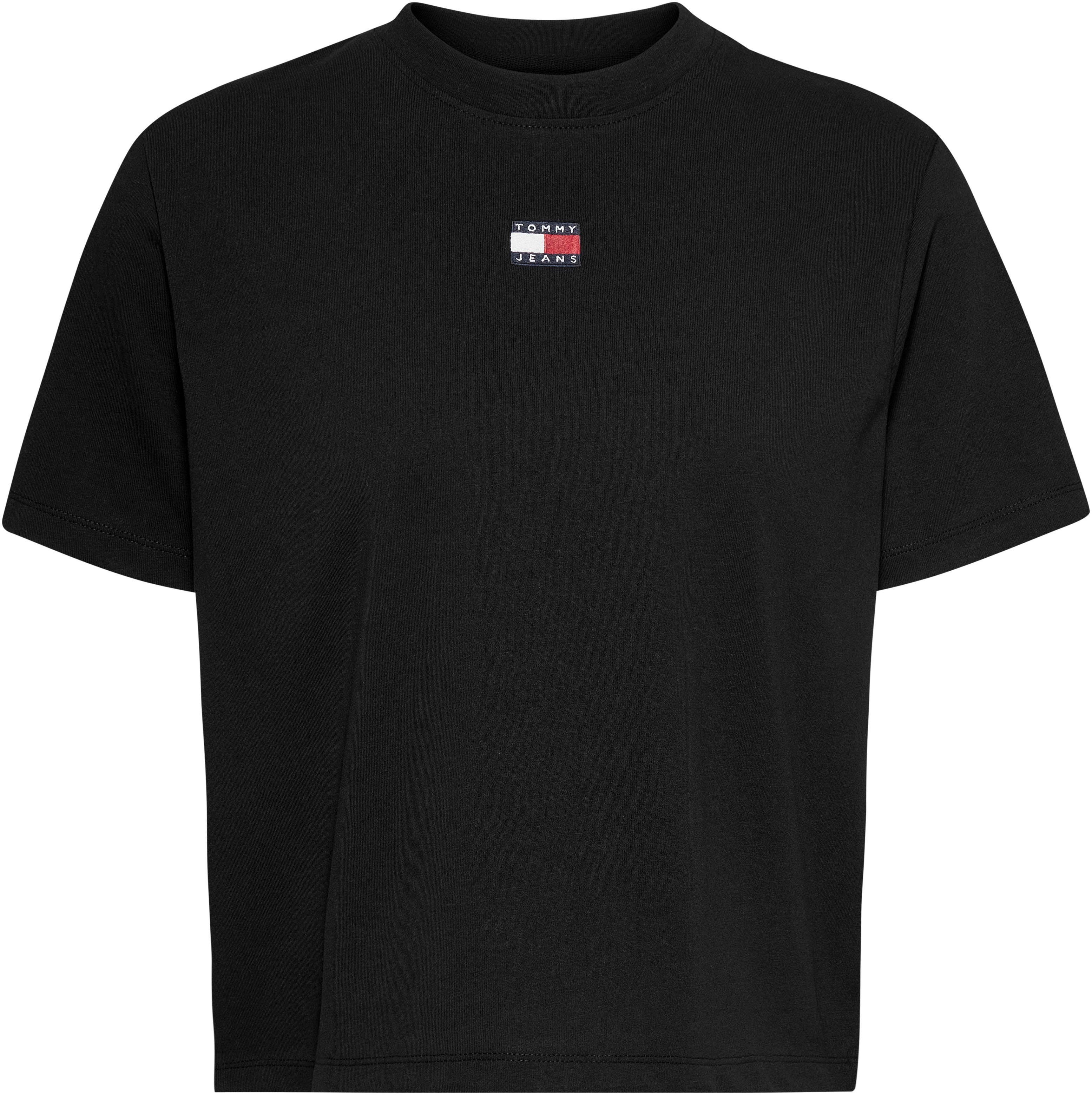 Tommy Jeans T-Shirt TJW BXY BADGE TEE EXT mit Logostickerei Black | T-Shirts