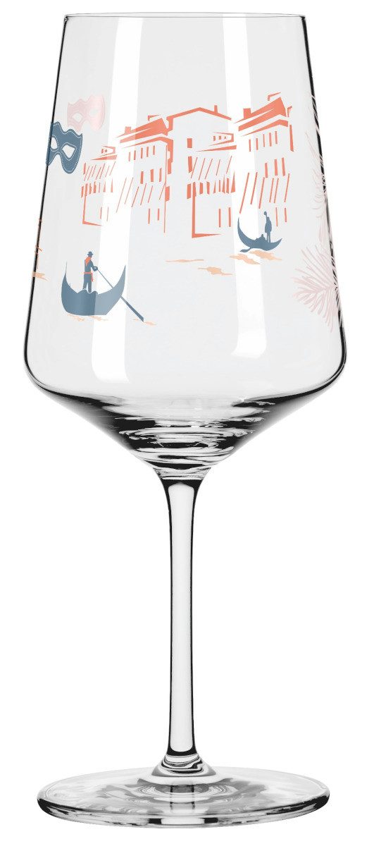 Ritzenhoff Gläser-Set Sommerrausch Aperizzo 4er Set F23, Kristallglas, 20,3 x 19,4 x 26,6 cm – Bild 3 von 5