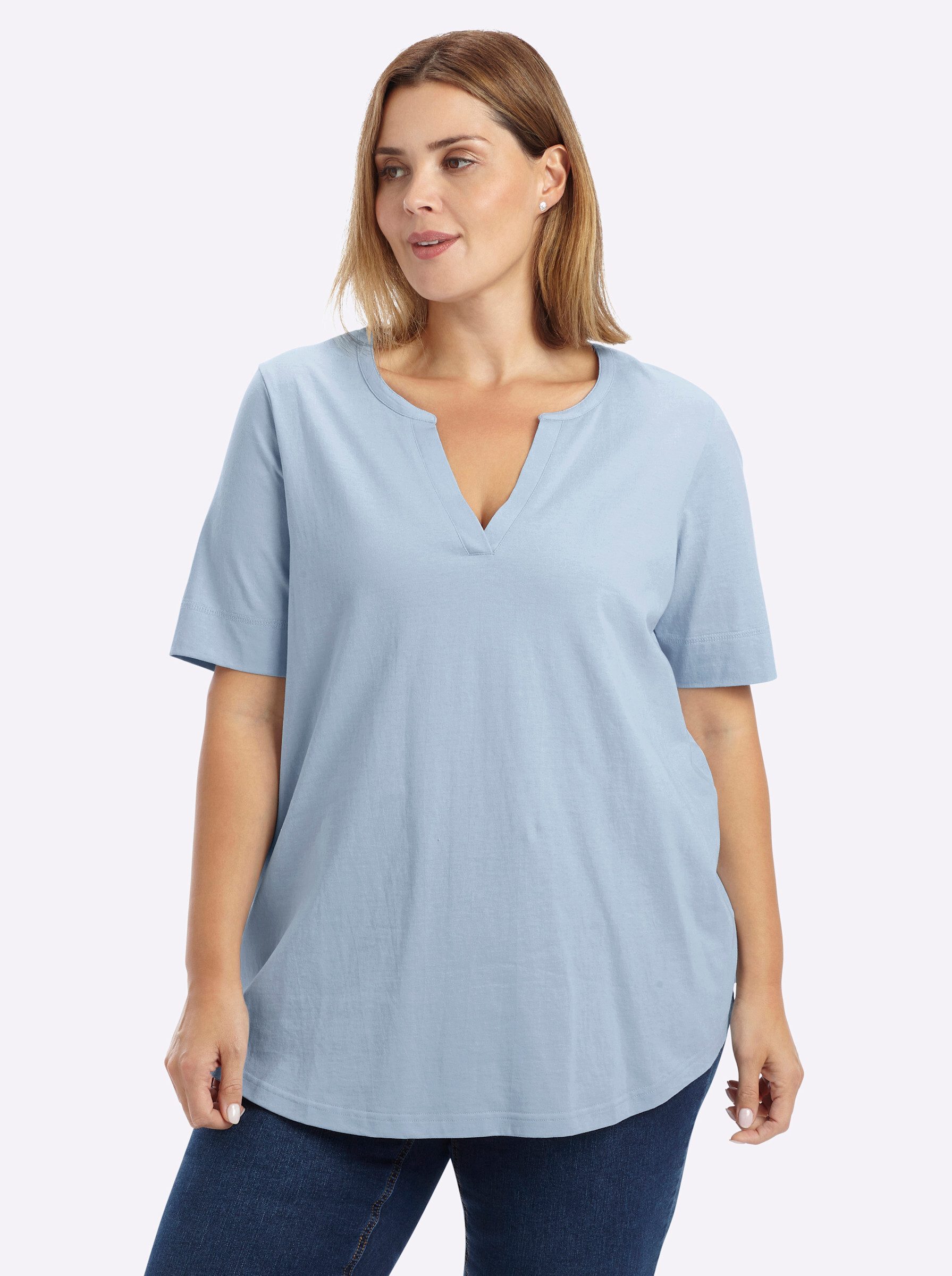 Sheego T-Shirt T-Shirt Kurzarm günstig online kaufen