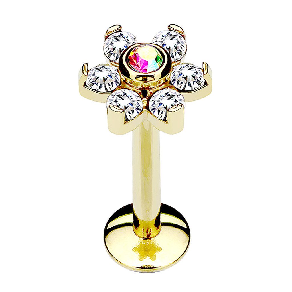 Taffstyle Piercing-Set Lippenpiercing Labret Madonna Ohr günstig online kaufen