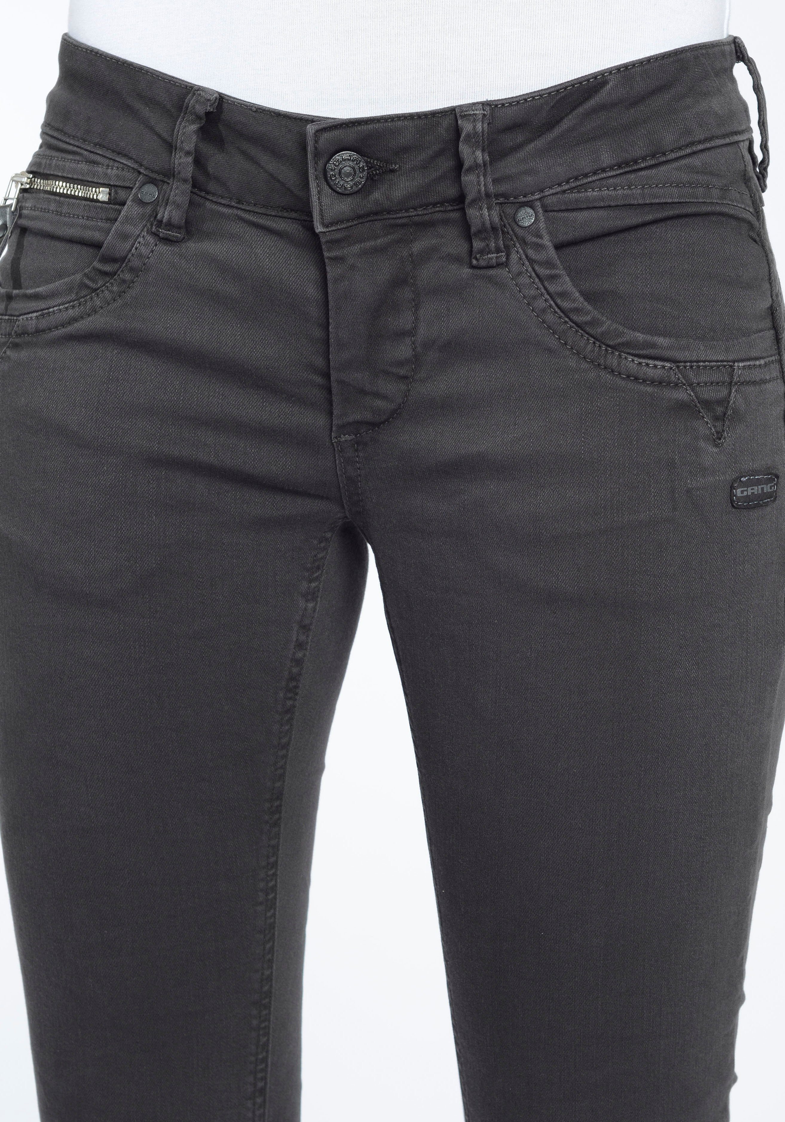 Stretch-Denim 94NIKITA Skinny-fit-Jeans perfekte Passform GANG raven durch