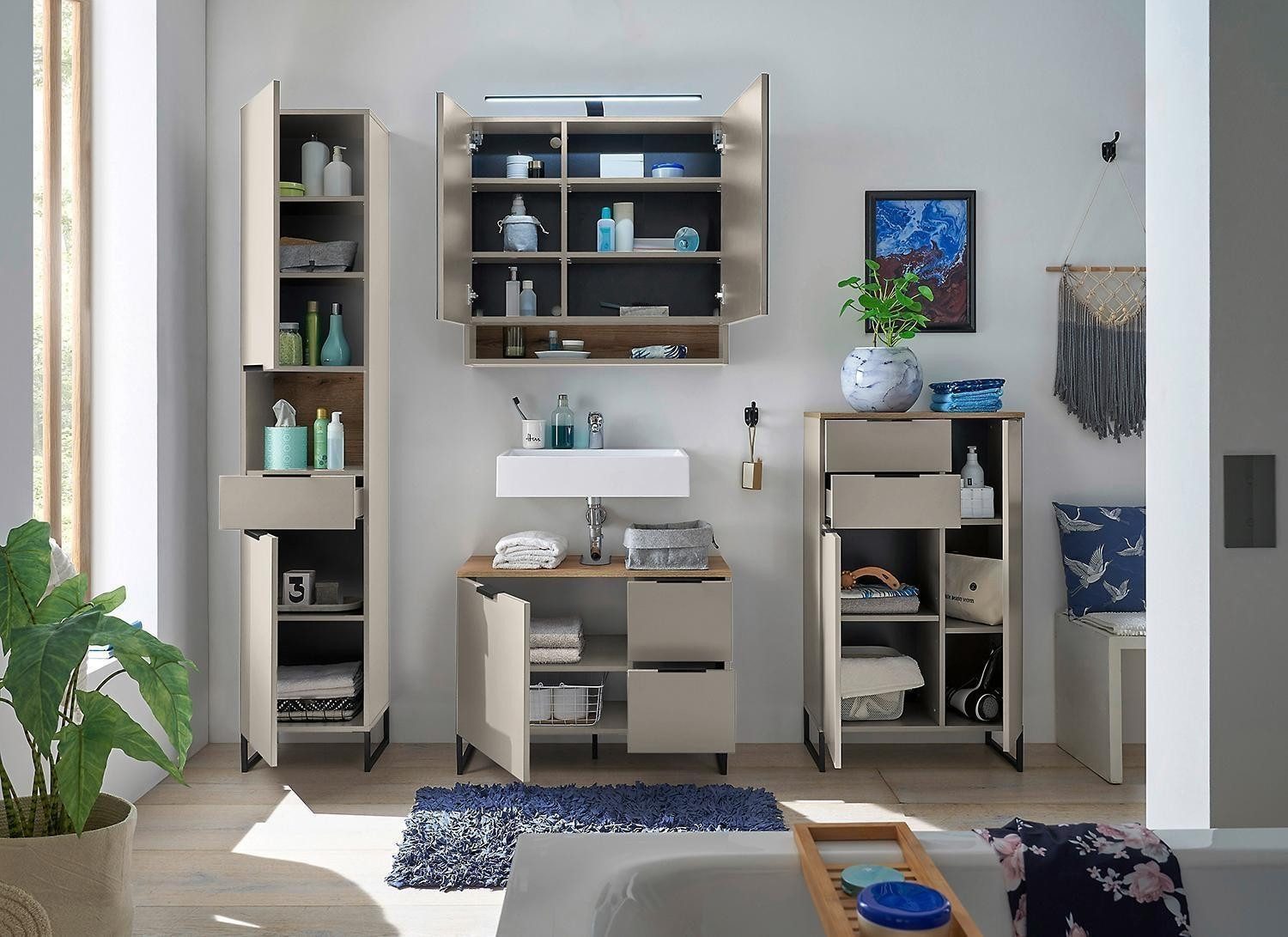 Bega Consult Waschbeckenunterschrank DENVER, 1 Tür, günstig online kaufen