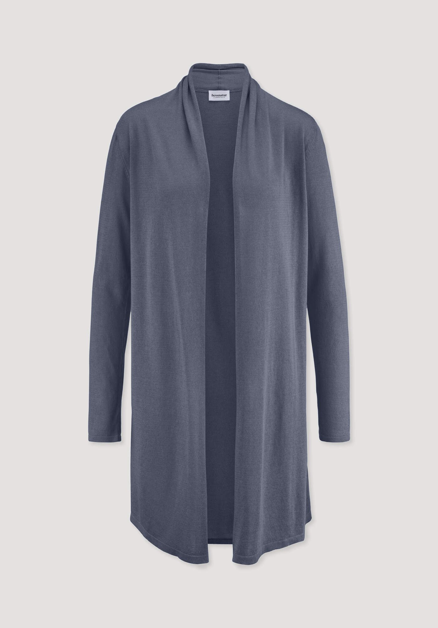 Hessnatur Strickjacke aus TENCEL™ Lyocell und Bio-Baumwolle (1-tlg)