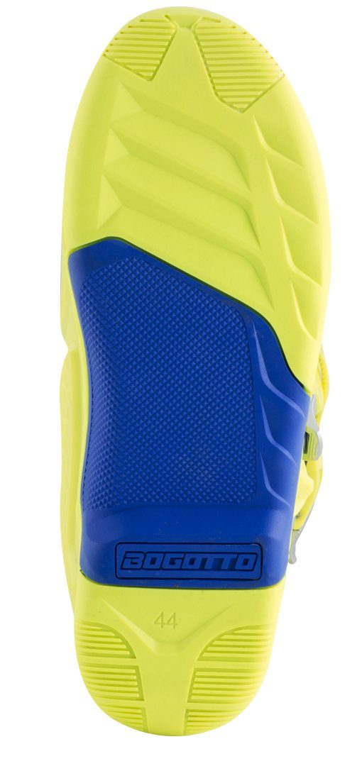 Bogotto MX-6 Motocross Stiefel Motorradstiefel Blue/Yellow