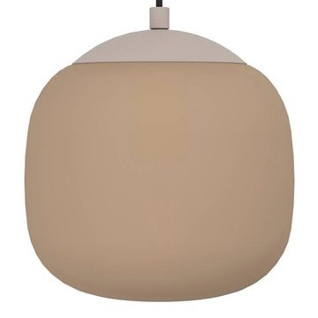 EGLO Hängeleuchte COMINIO, ohne Leuchtmittel, Pendelleuchte, Esszimmerlampe in Sandfarben und Taupe, E27, 88,5 cm