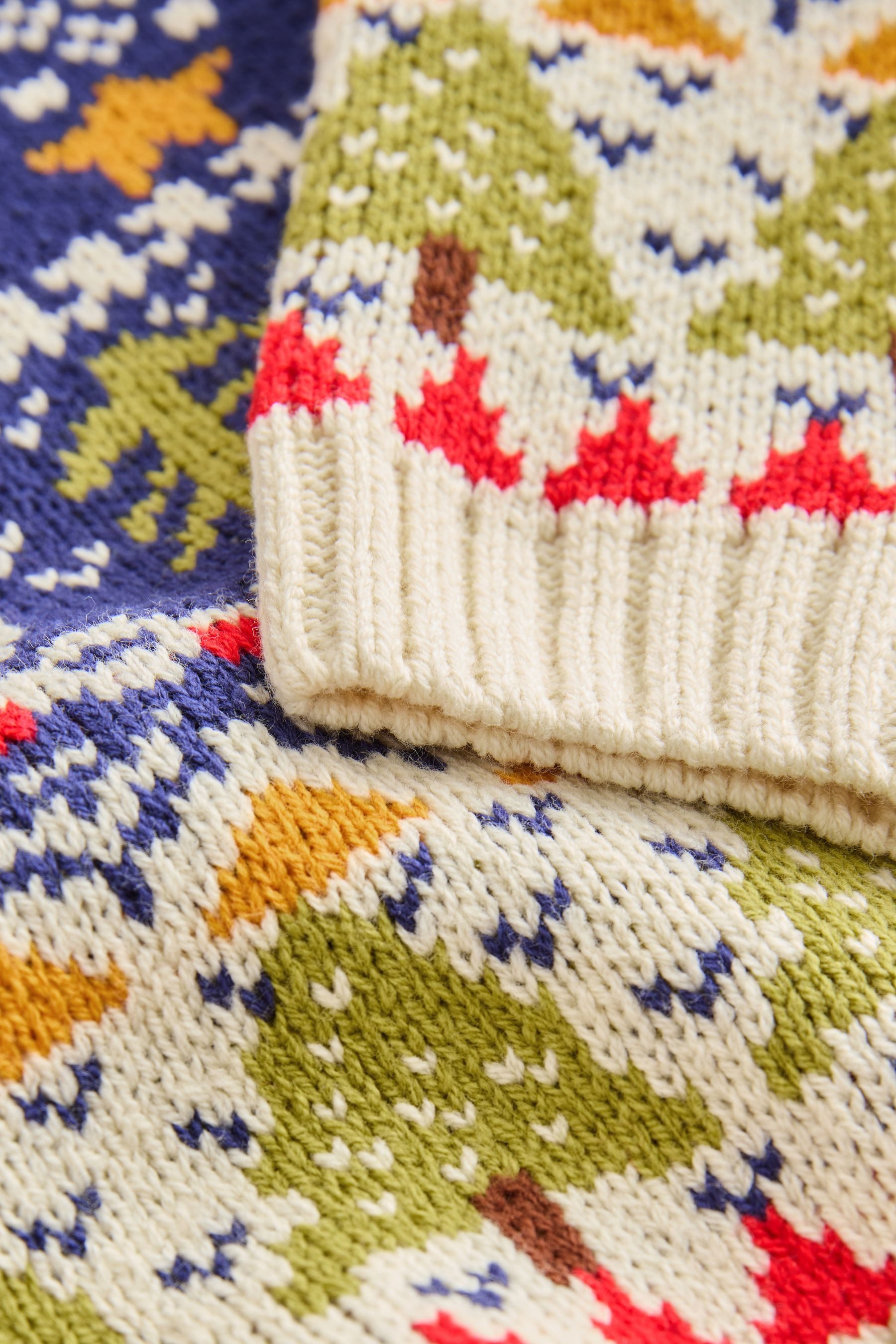 Next Weihnachtspullover Weihnachtlicher Strickpullover (1-tlg)