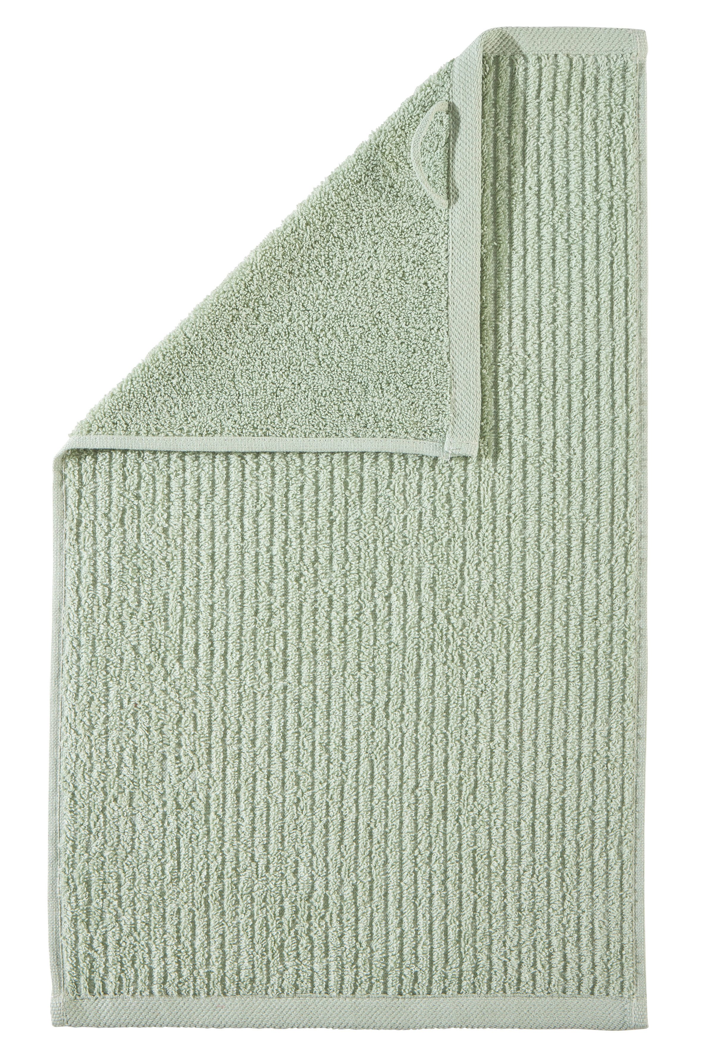 OTTO home Gästehandtücher Riva, 30x50, Premium Handtücher, 500 gr/m², Webfrottier (3-St), Hoch-Tief-Struktur, Streifen, weich, 5 Jahre Garantie – Bild 3 von 5