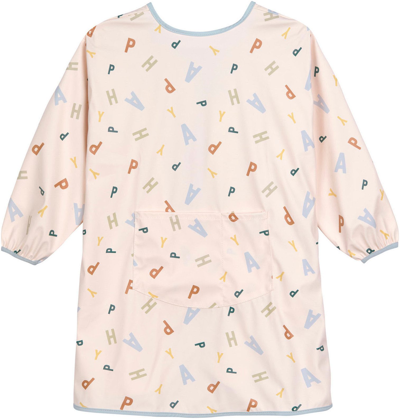 LÄSSIG Malschürze Happy Fruits, light blue, GOTS made with organic material günstig online kaufen