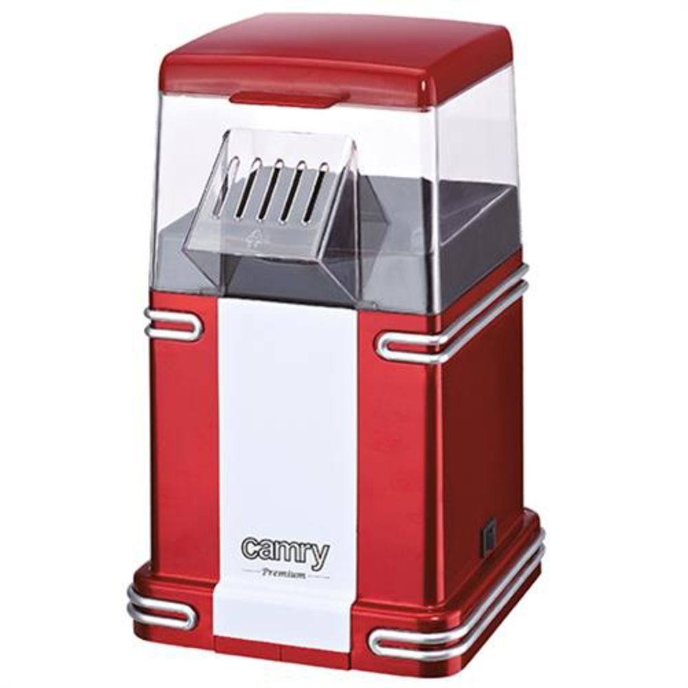 Camry Popcornmaschine CR 4480 Popcorn-Maschine, Popcorn-Maker, Popcornautomat, Retro Design, rot
