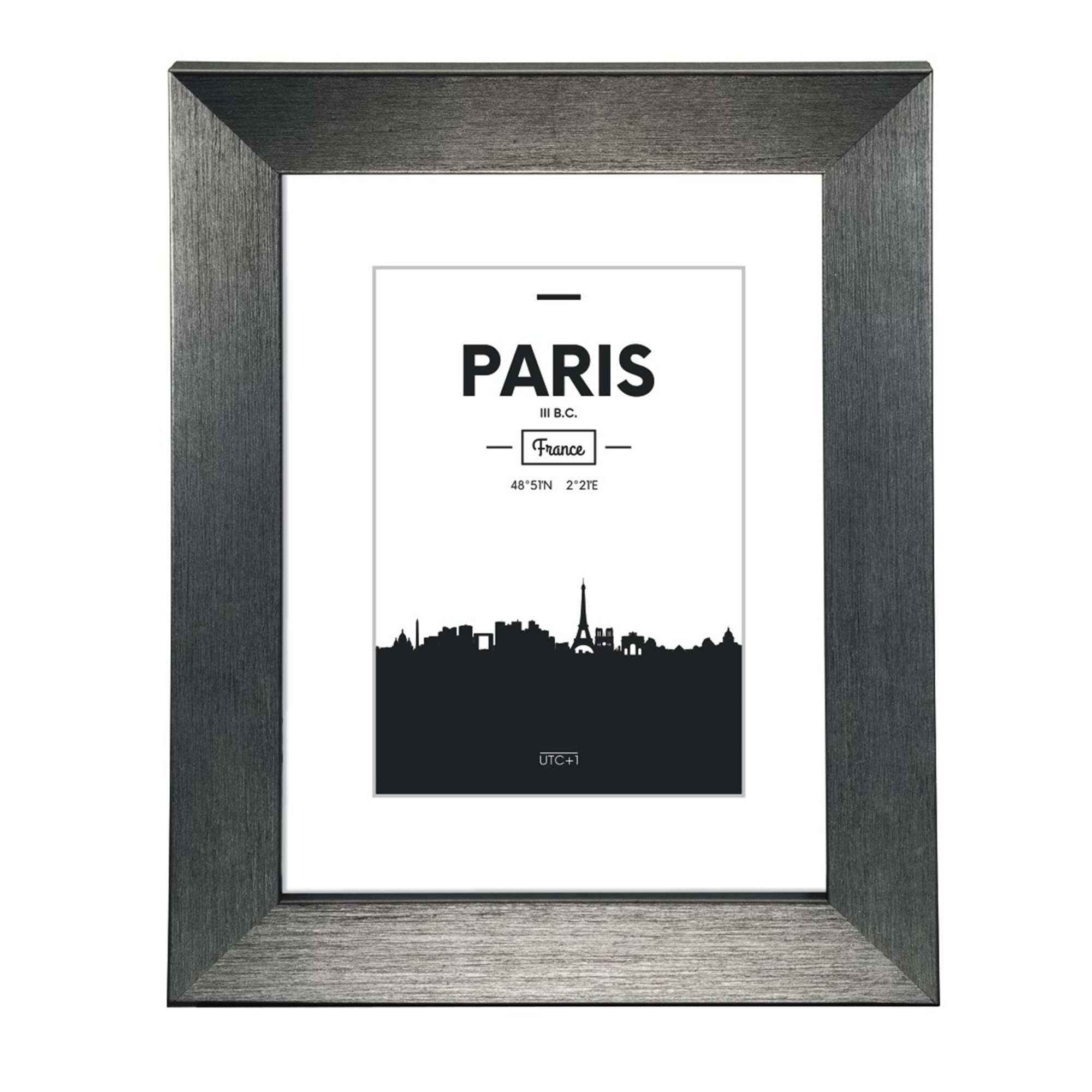 Hama Bilderrahmen Paris, Kontrastgrau, 13 x 18 cm, (Einzelartikel, 1 St), 1