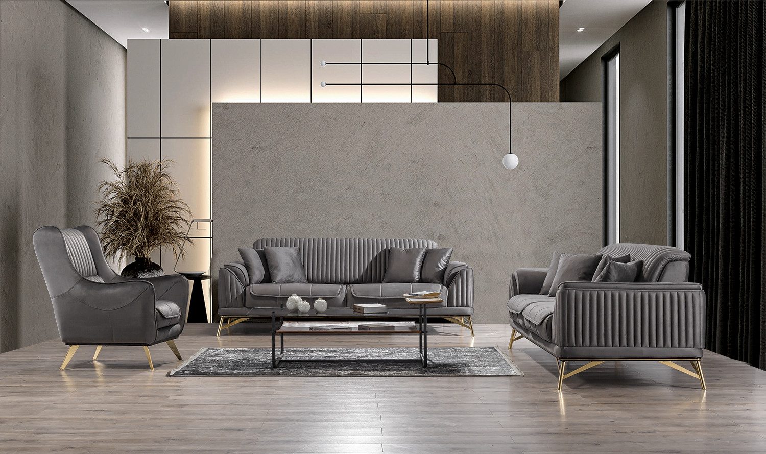 Viva Möbel Sofa MAGNUM, Luxuriöses Sofa-Set mit erstklassigem Komfort. günstig online kaufen