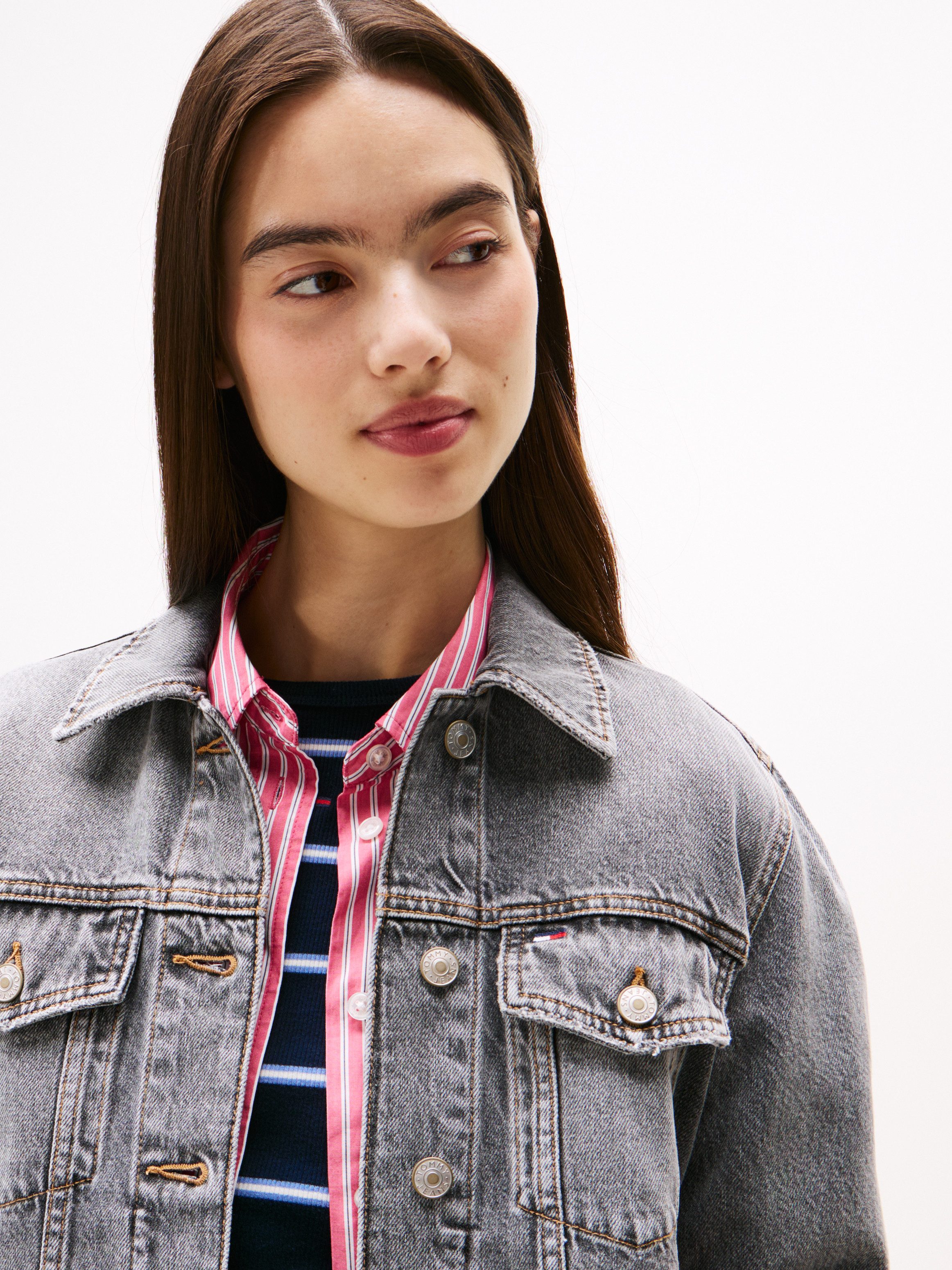 Tommy Jeans Jeansjacke CLSSC TRCKR JCKT RWB EXT DI6078 günstig online kaufen