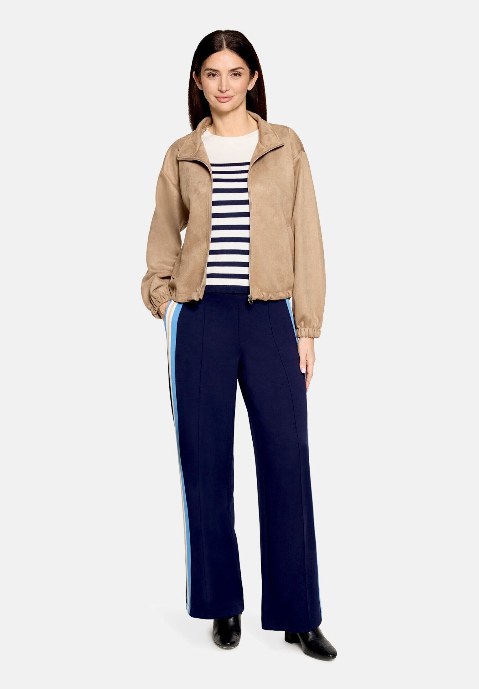 Cartoon Blouson Damen mit Eingrifftaschen