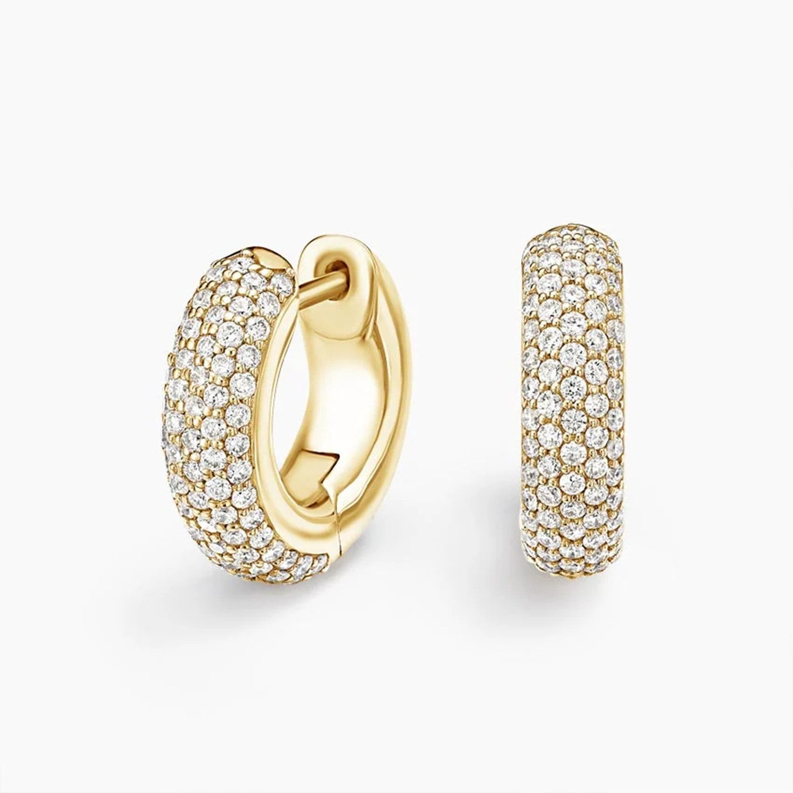 Paar Ohrstecker ohrringe gold creolen,ohrringe mädchen,ohrringe damen,Diamantohrringe