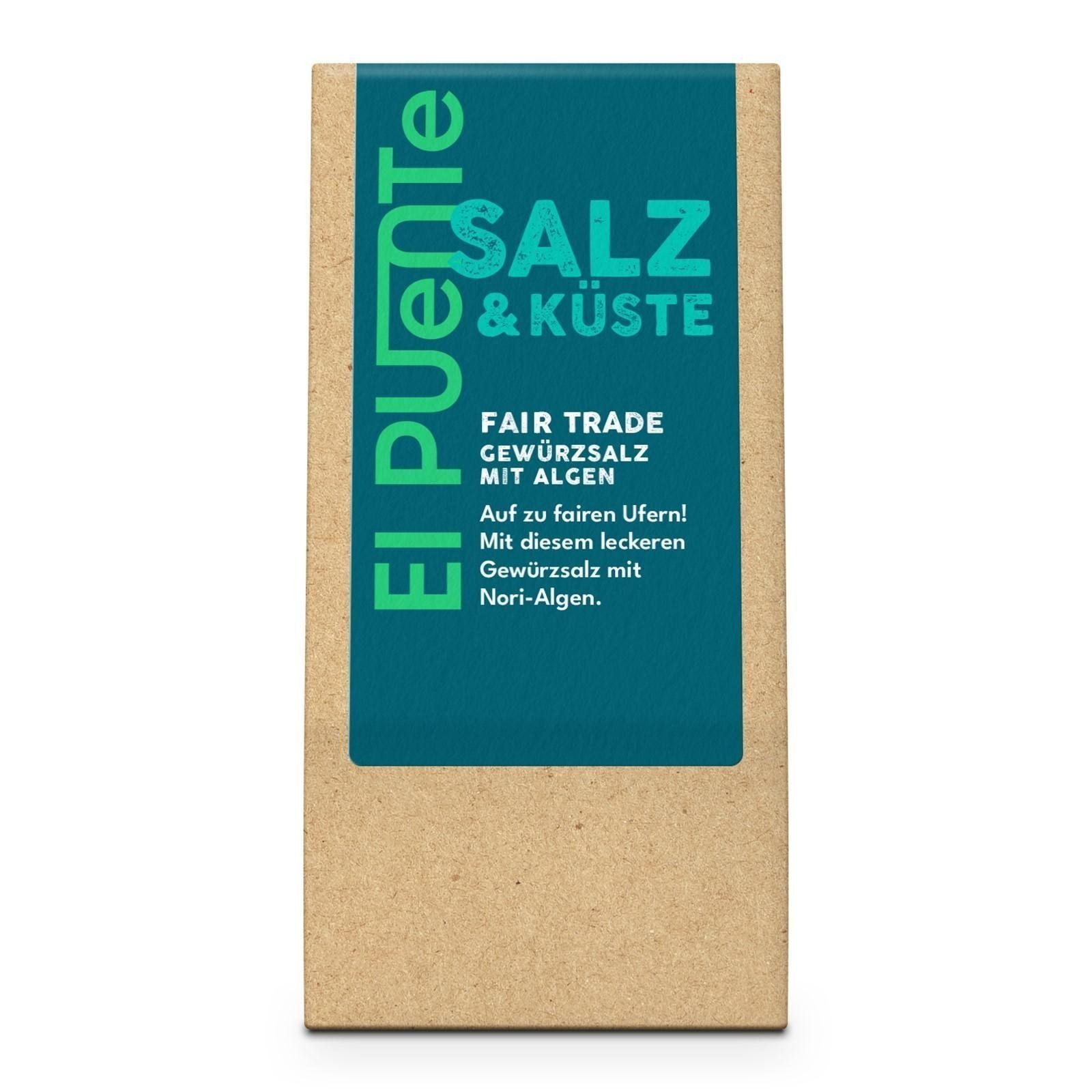El Puente Gewürz Salz & Küste Frisches Kräutersalz, Fair Trade, Vegan, Glutenfrei, Handmade