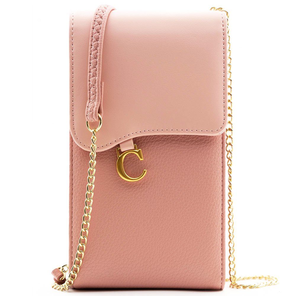 FITSU Umhängetasche Handytasche zum Umhängen, Damen Schultertasche, Umhängetasche, Handytasche mit Geldbörse und abnehmbaren Umhängeriemen