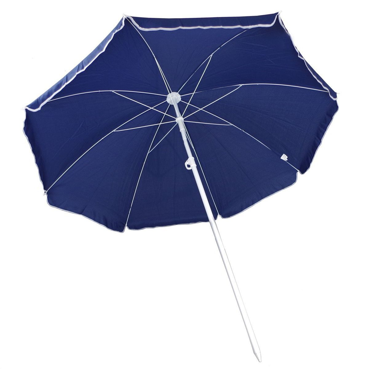 Marabellas Shop Sonnenschirm Strandschirm knickbar ca. 160 cm aus Polyester mit UV-Schutz und Mast, höhenverstellbar – Bild 3 von 3