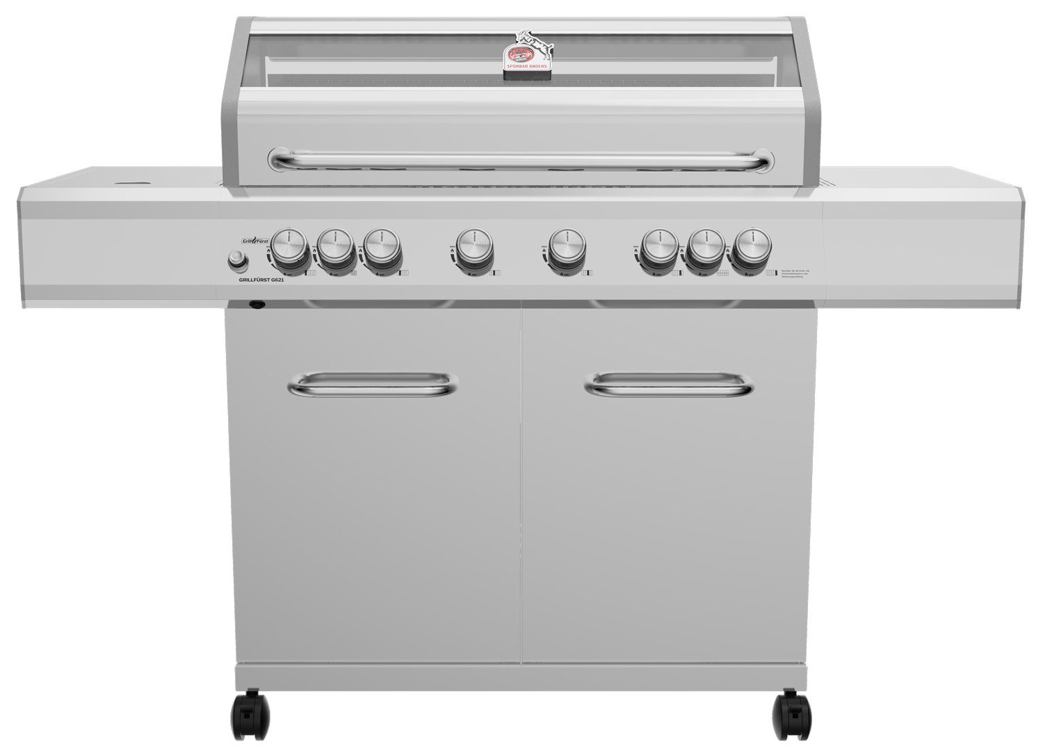 Grillfürst Gasgrill Grillfürst G621G 6-Brenner Edelstahl-Gasgrill - 1. FC Köln