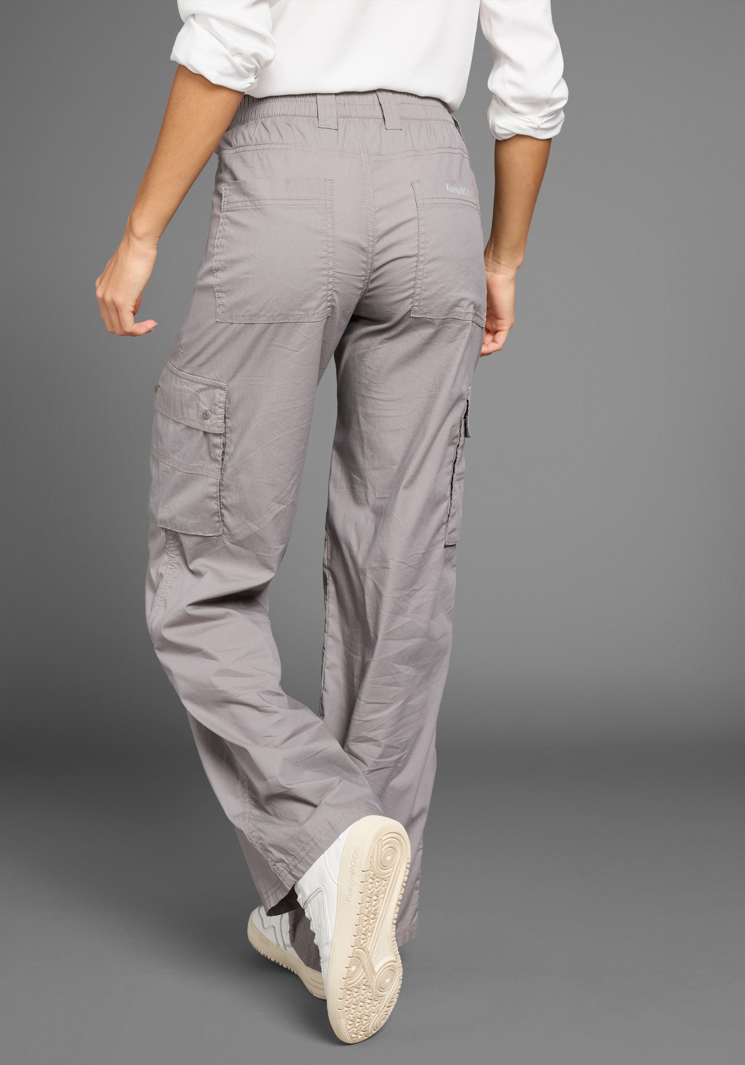 KangaROOS Cargohose, Wide-Leg mit Cargotaschen günstig online kaufen