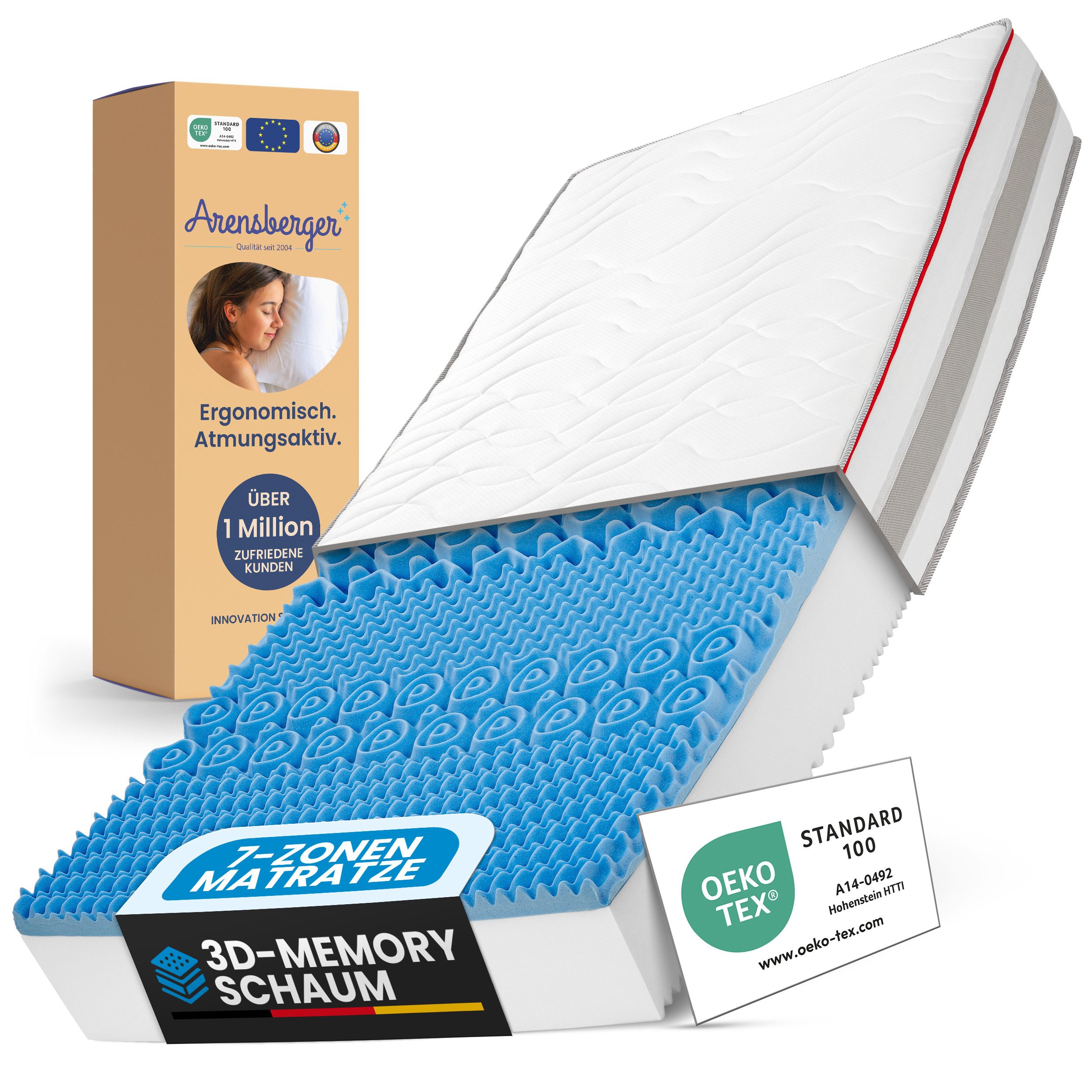 Kaltschaummatratze Arensberger Kaltschaum Matratze FLEXX, 25cm günstig online kaufen