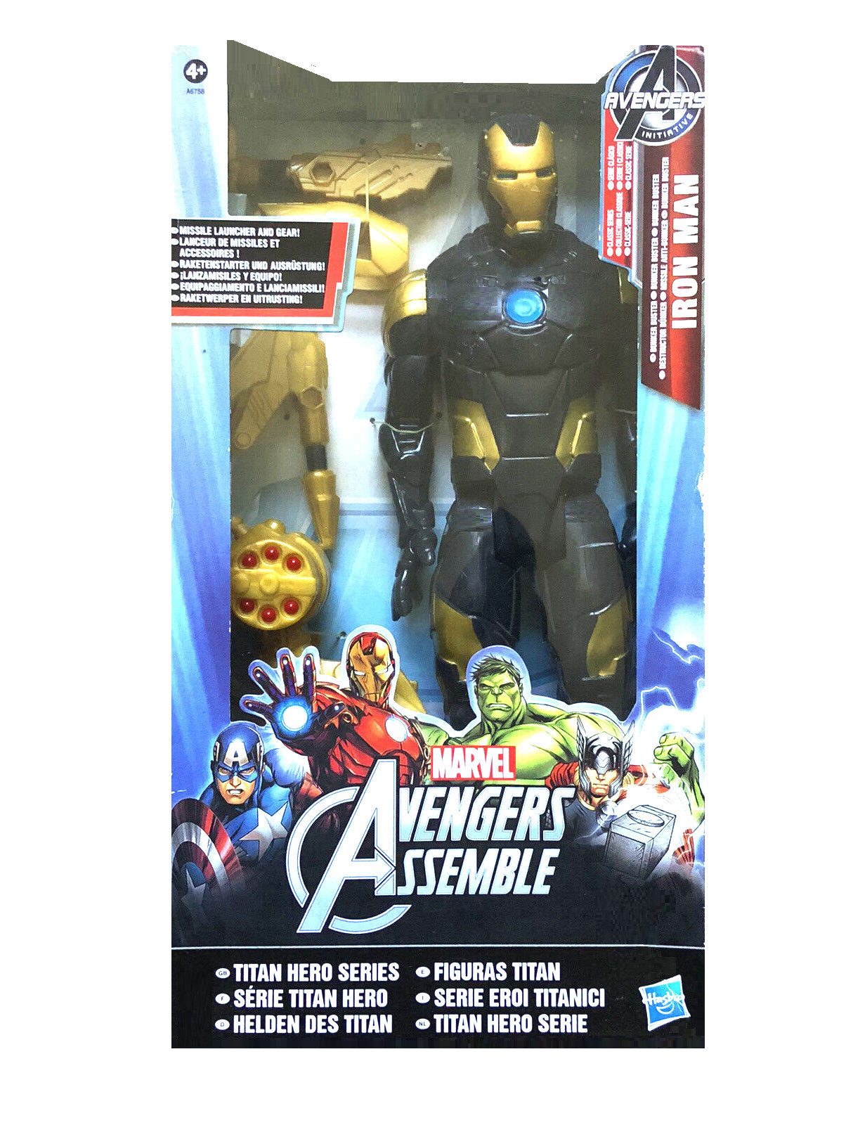 The AVENGERS Comicfigur Marvel Avengers Action-Figur IRON MAN - HELDEN DES TITAN