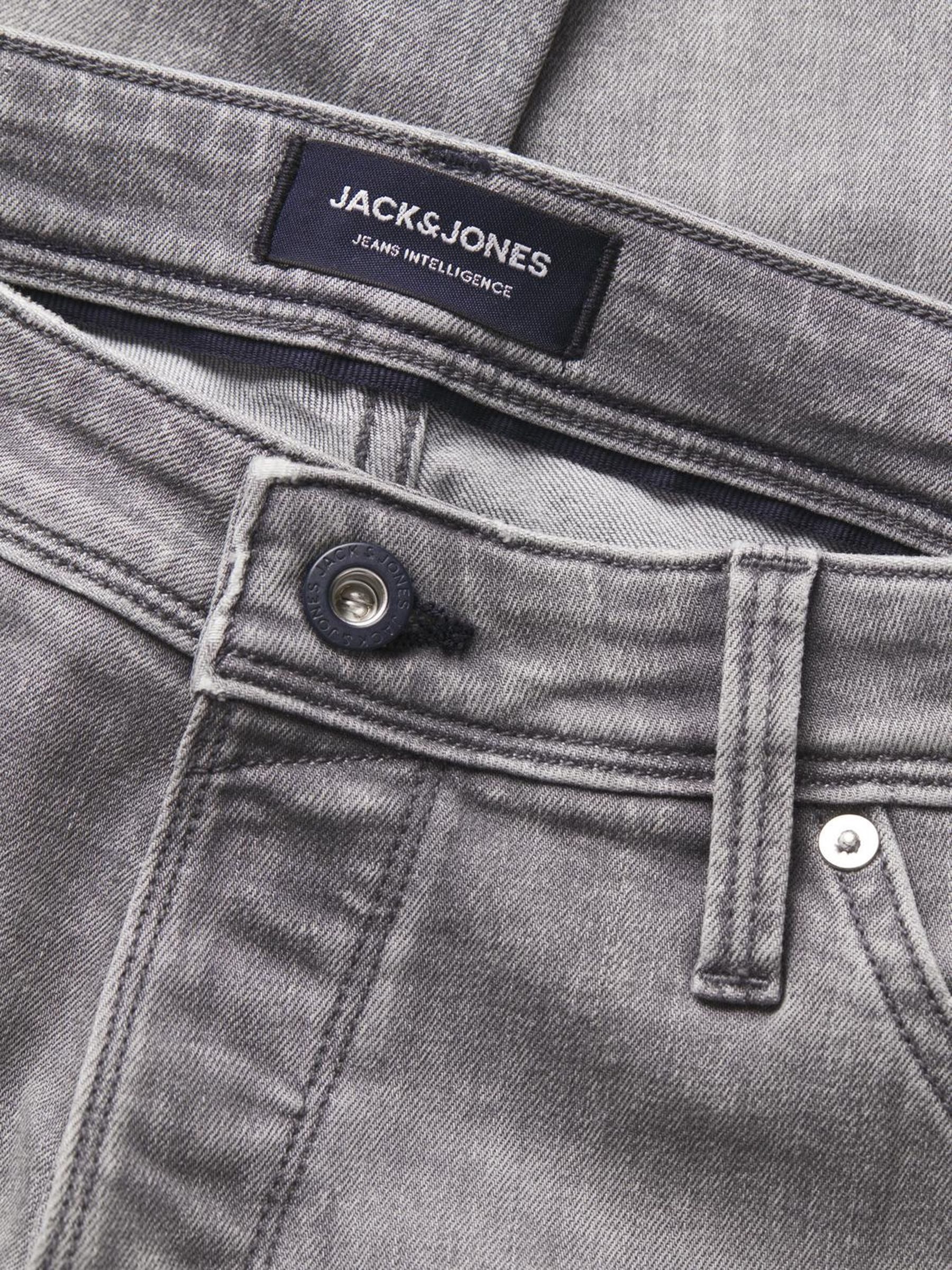 Jack & Jones Slim-fit-Jeans JJIGLENN – Jeans mit Stretch, niedriger Leibhöhe und Taschen Baumwollmischung, slim fit