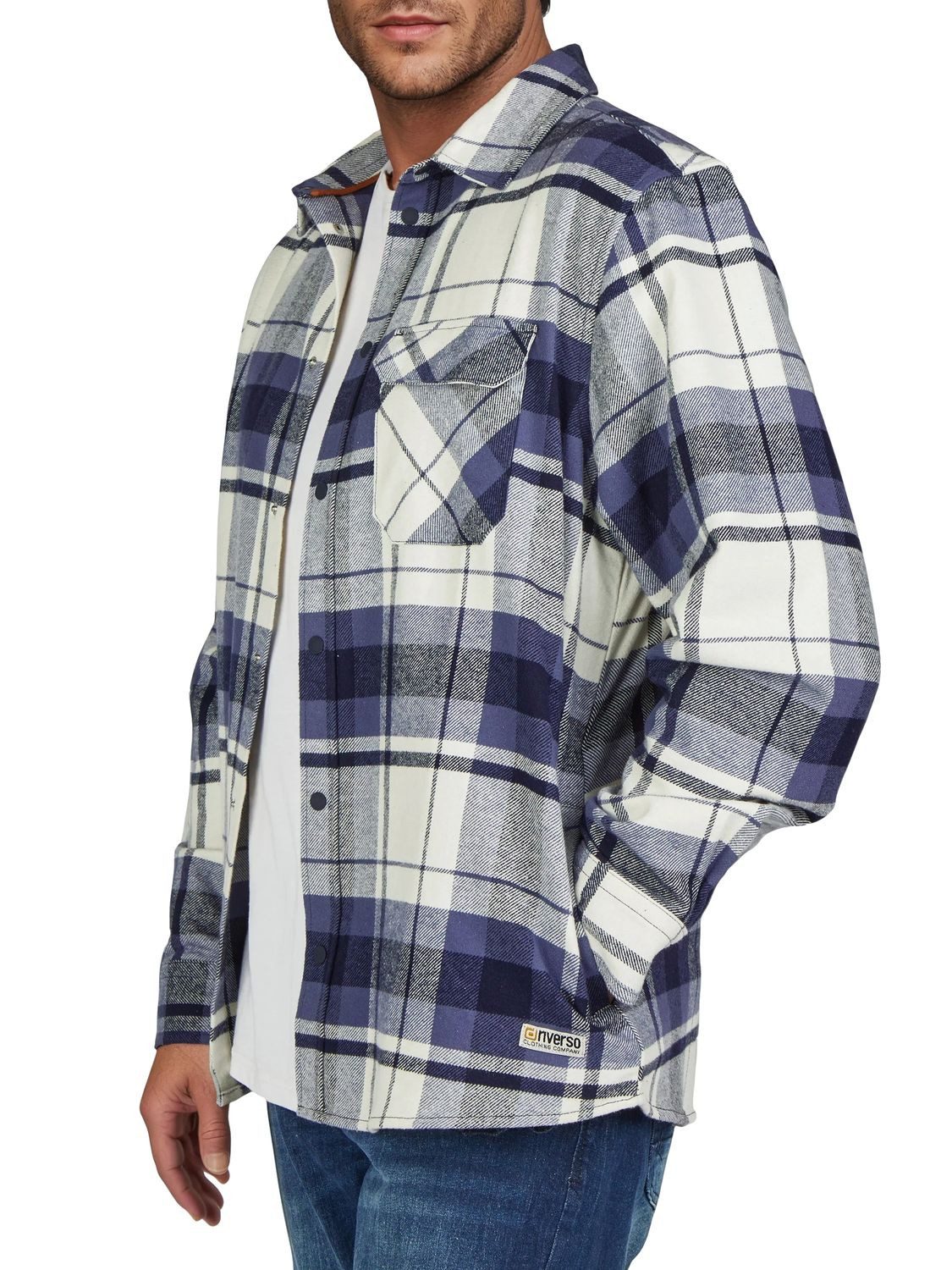 Langarmhemd Herren Overshirt RIVVincent Regular Fit