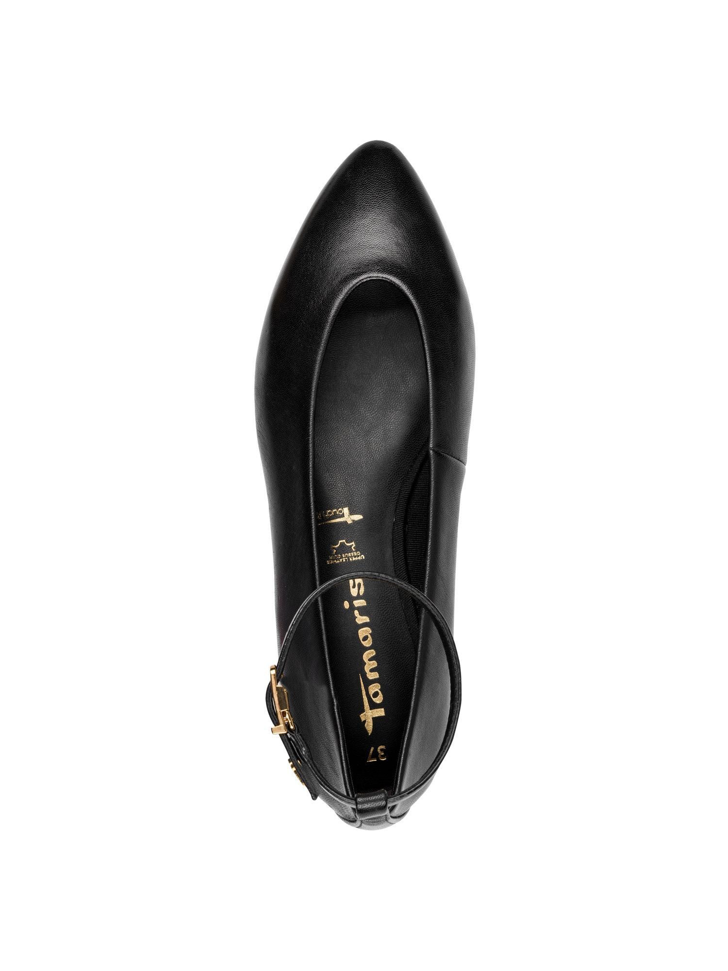 Tamaris TOUCH-IT aus Leder kein Absatz 1-22161-45 Riemchenballerina TOUCH-IT