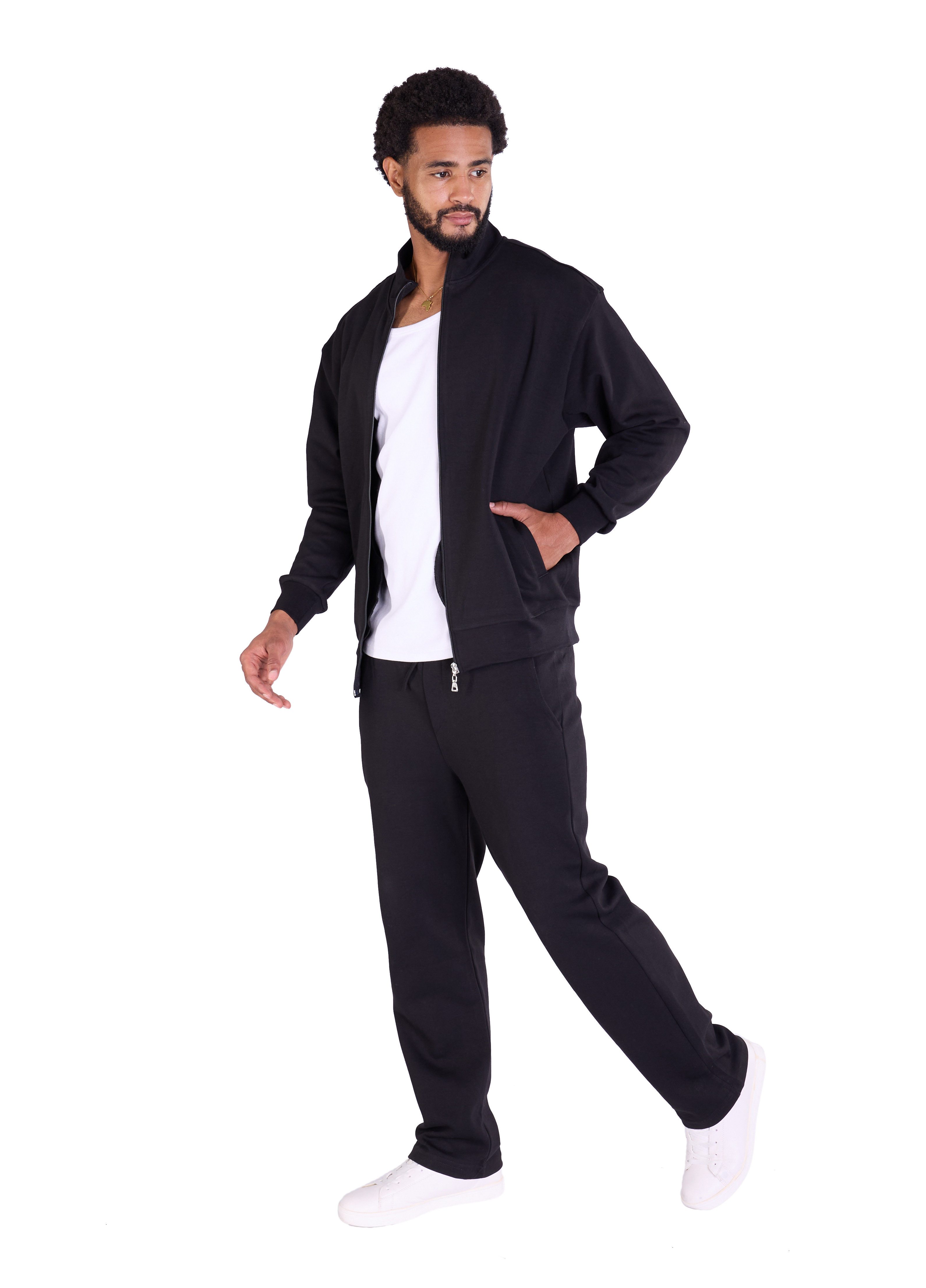 Denim Distriqt Jogginganzug Feiner sportlicher Jogginganzug (2-tlg) günstig online kaufen