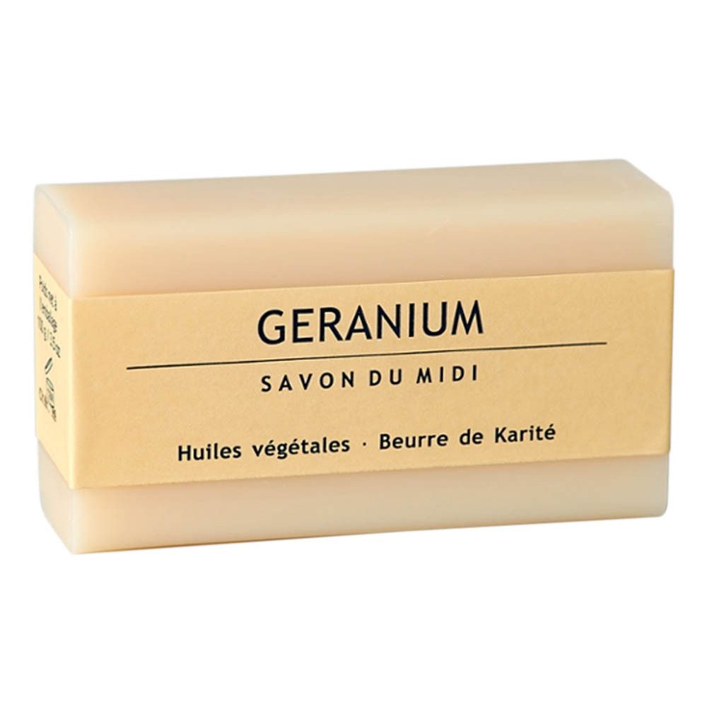 Savon du Midi Handseife Seife mit Karitébutter - Geranium 100g