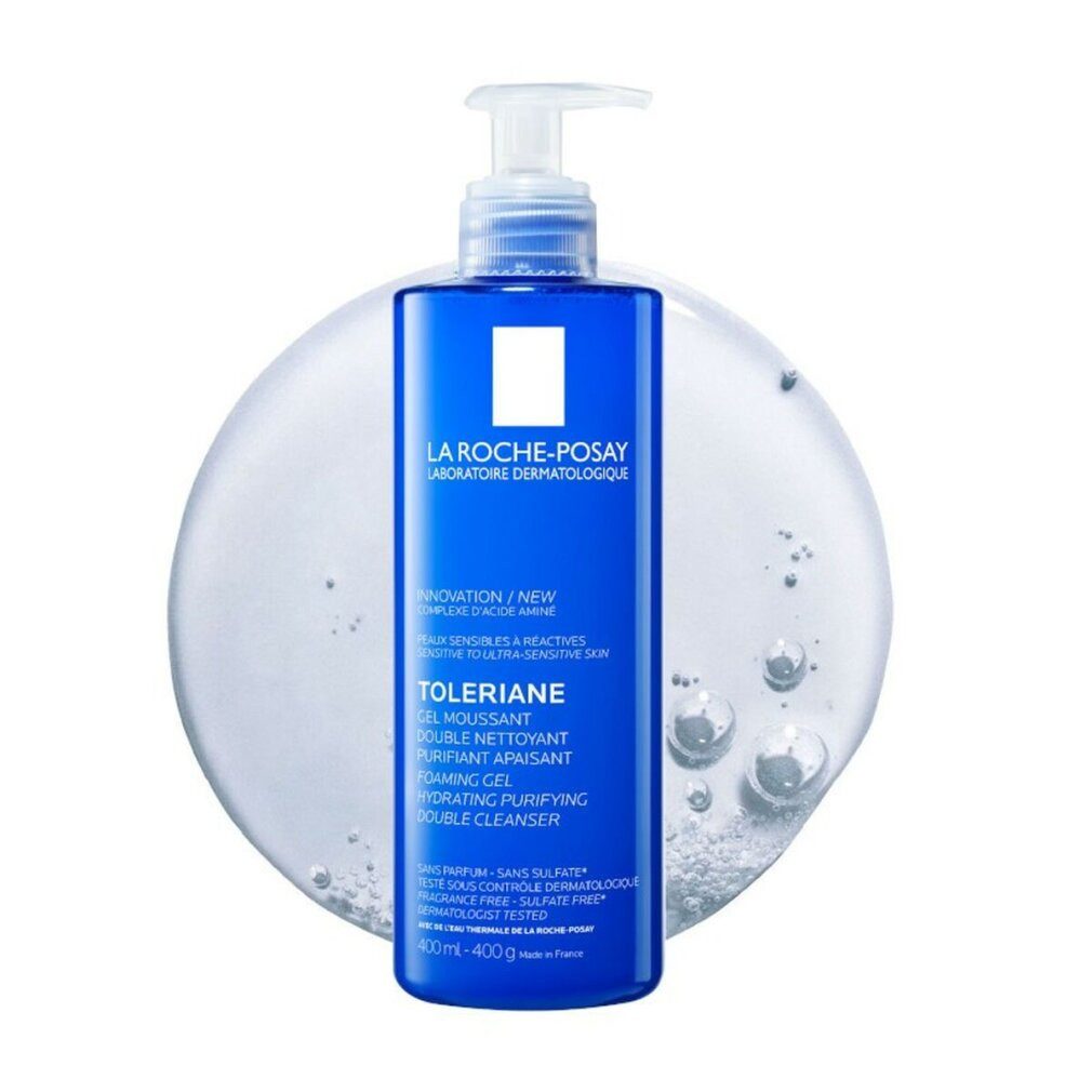 La Roche-Posay Gesichts-Reinigungsmilch TOLERIANE double cleansing foaming gel 400 ml