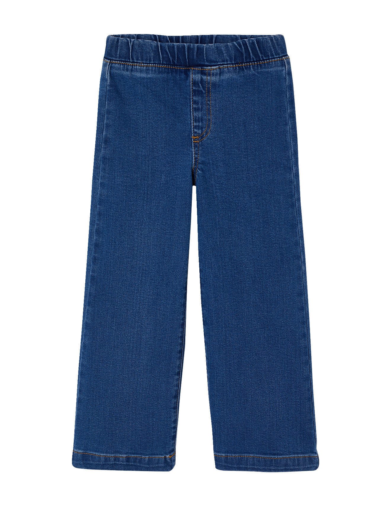 7/8-Caprijeans Weite Mädchen Jeggings BASIC