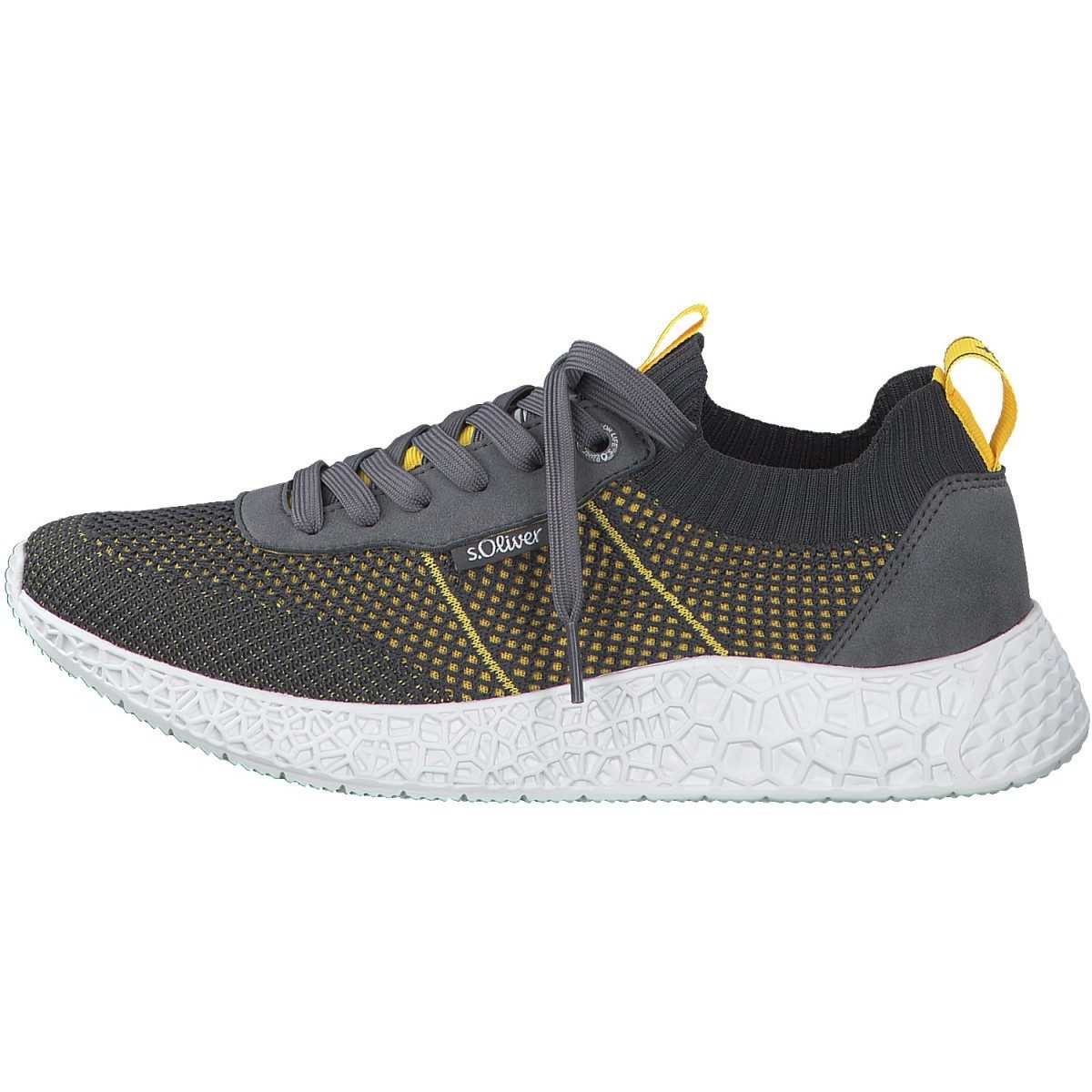 s.Oliver Sockliner mit Ortholite - Textil - grau Herren Sneaker