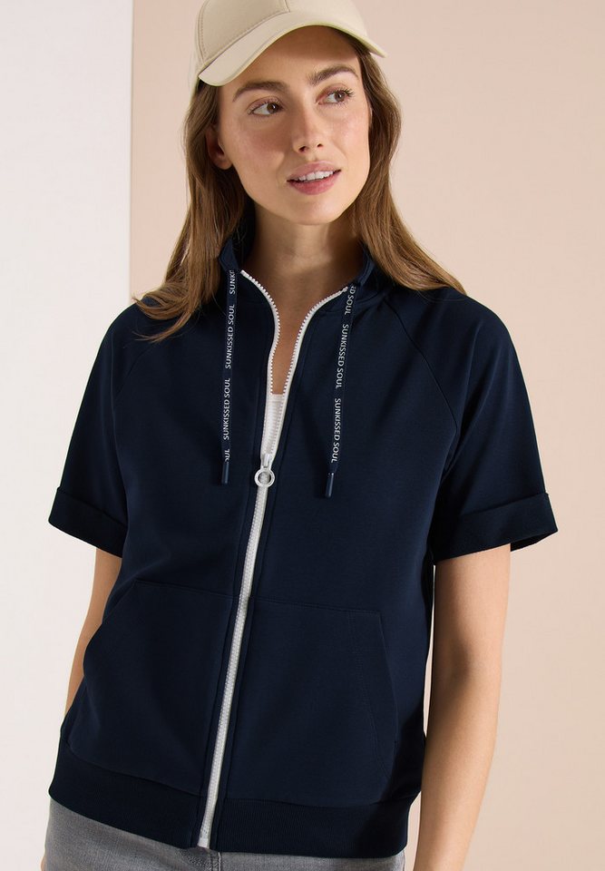 CECIL Sweatjacke mit Stehkragen