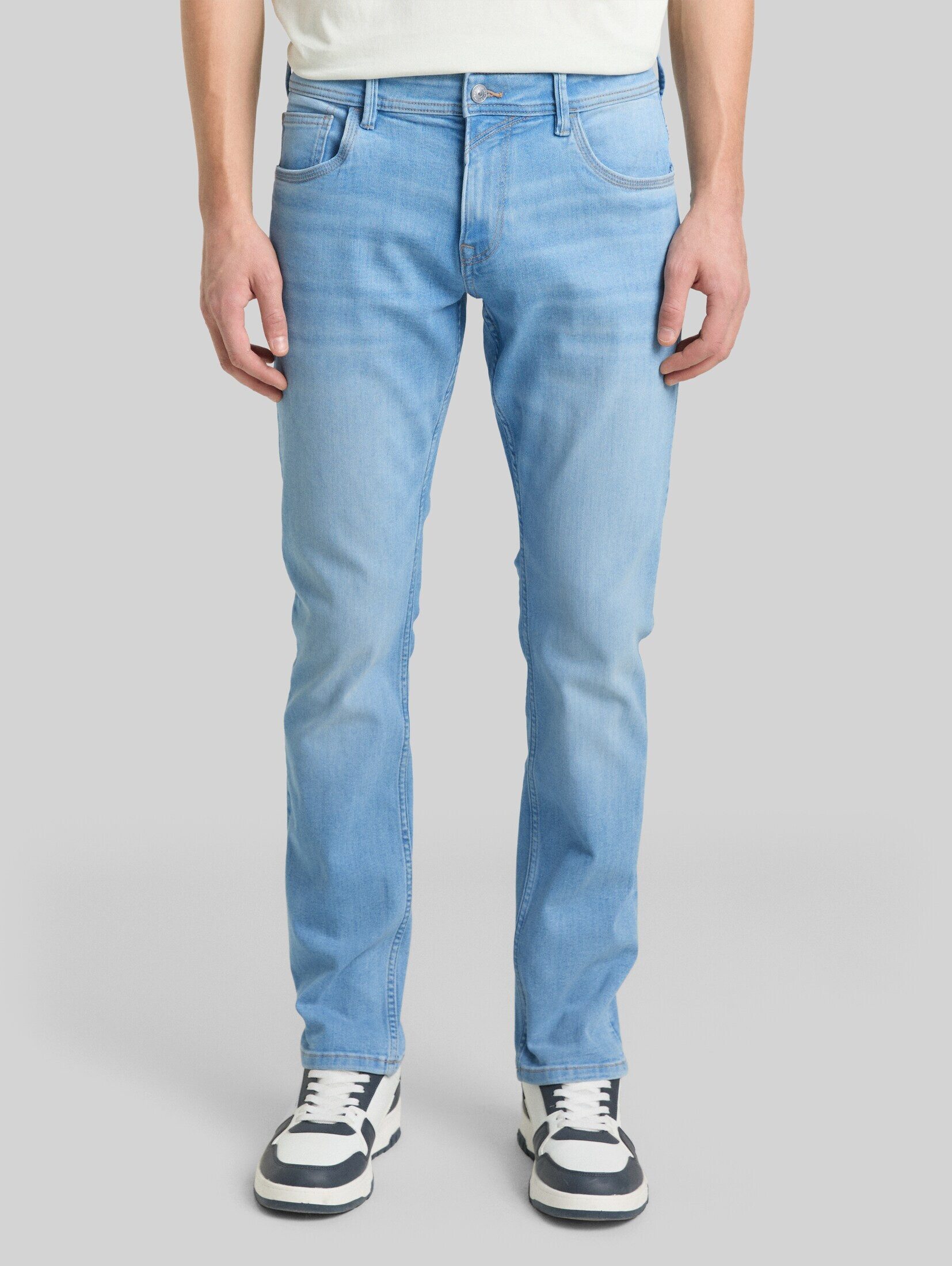 TOM TAILOR Denim Straight-Jeans Jeanshosen TTAEDAN STRAIGHT Jeans