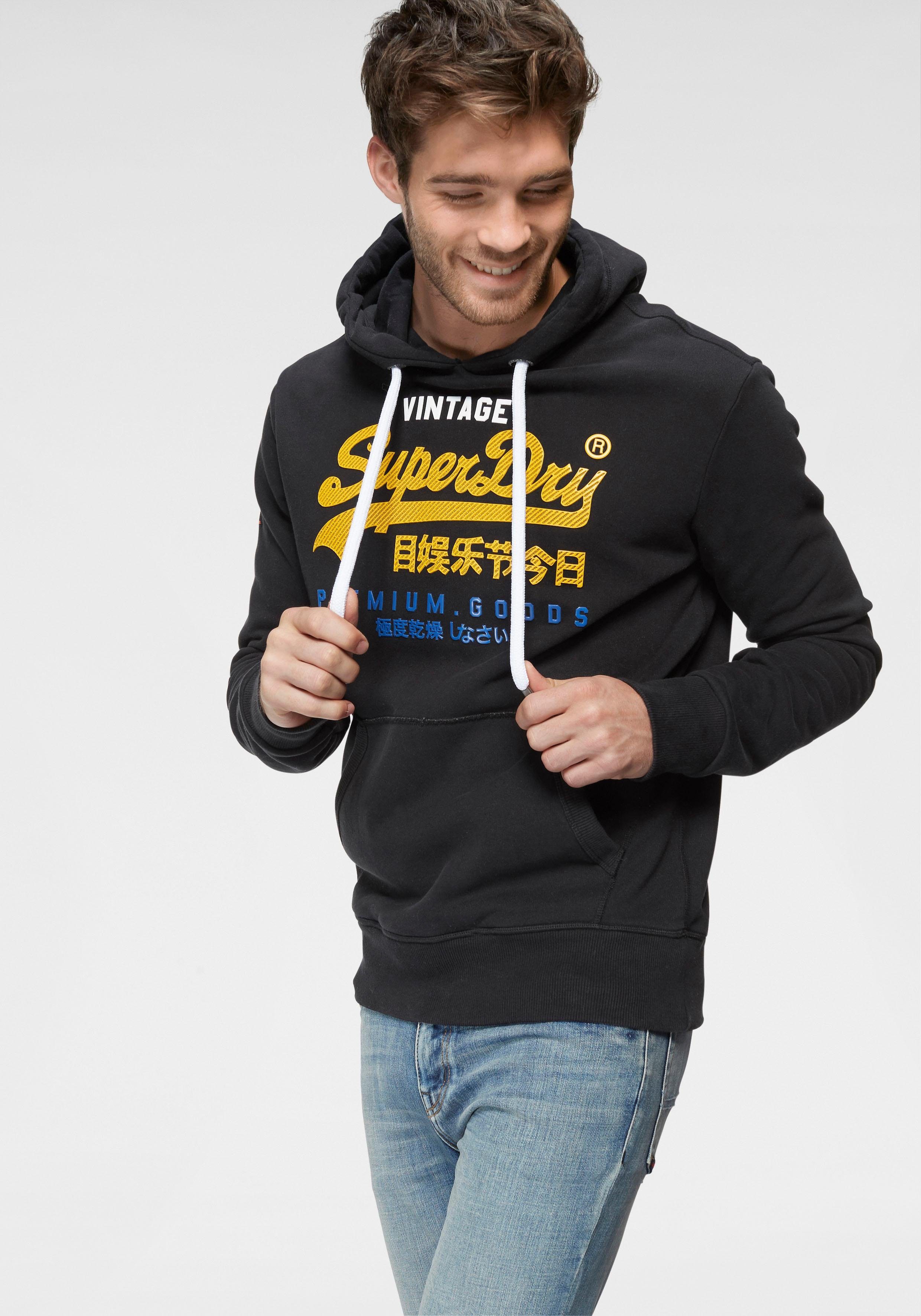 premium goods tri infill hoodie
