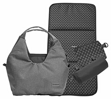 Gesslein Wickeltasche N°5, sand, mit Wickelauflage und Flaschenhalter, Made in Germany